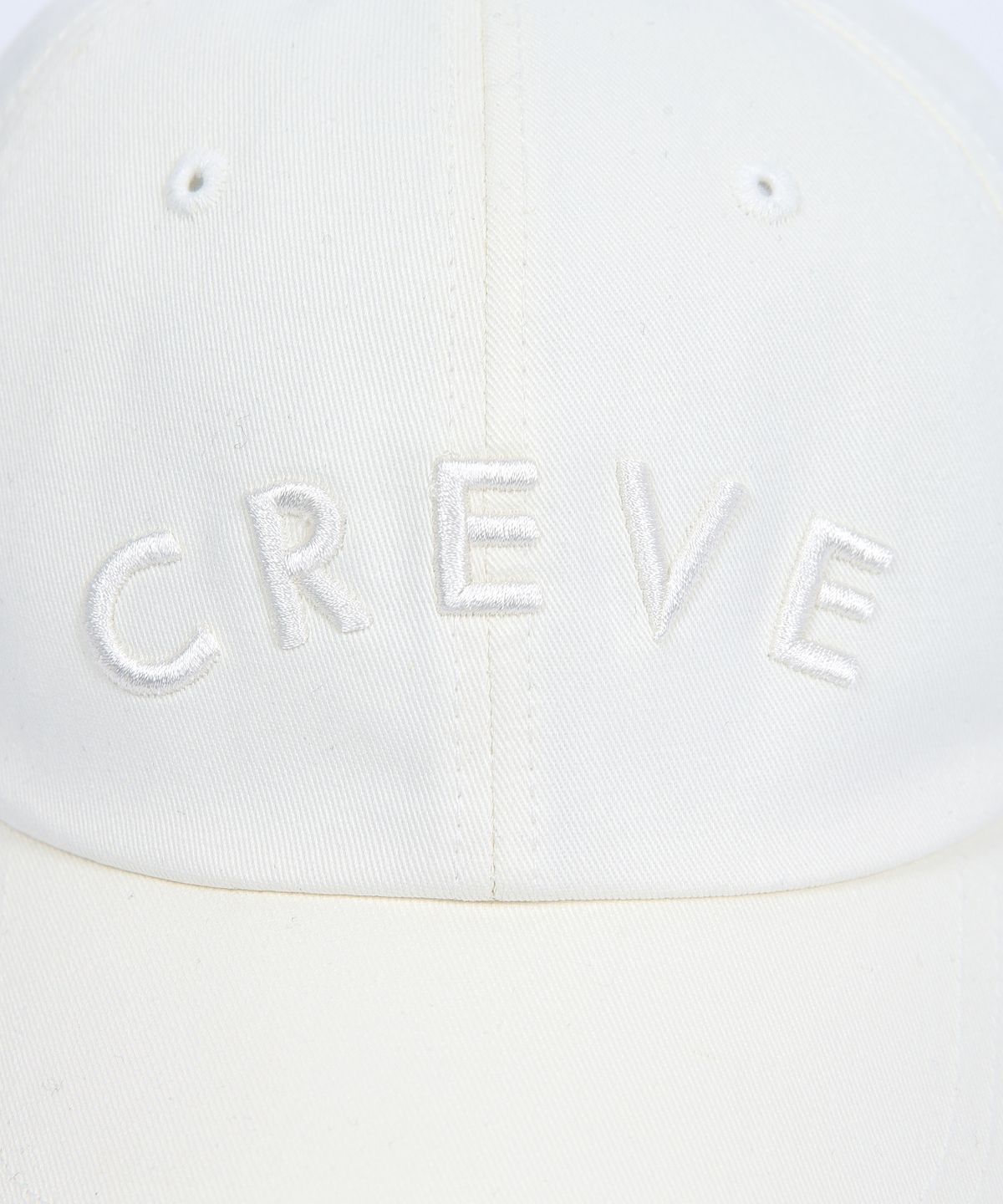 크리브나인(CREVE9) 크리브 빈티지 로고 볼캡WH