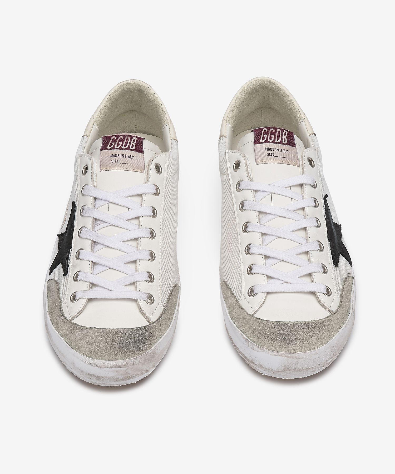 MUSINSA | GOLDEN GOOSE Superstar Mash White Tab Sneakers
