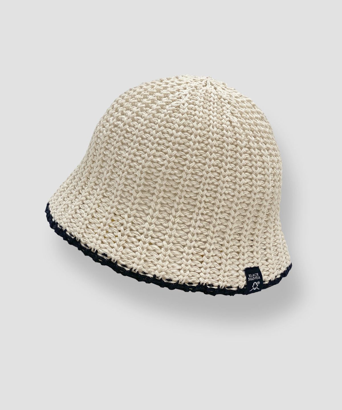 블랙맘바(BLACKMAMBA) 코프 라운드 라피아햇 (3color)