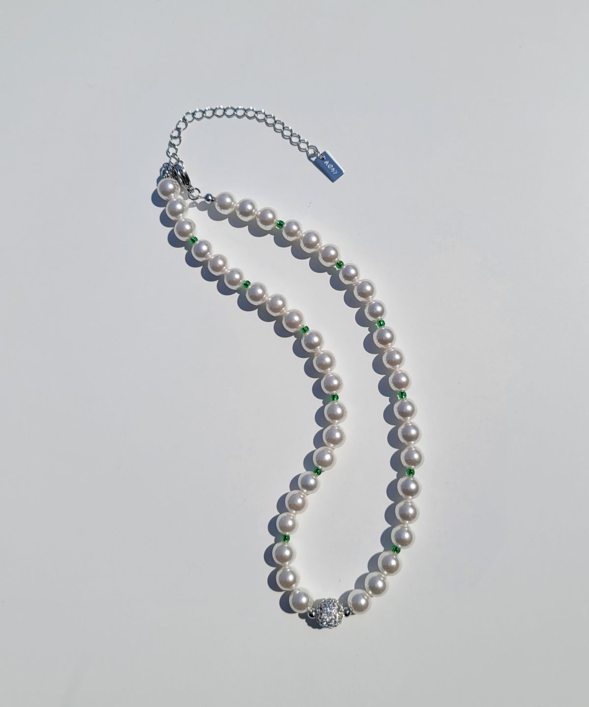 에이지47(AG47) 23-Necklace50 Cubic Ball Pearl 8mm
