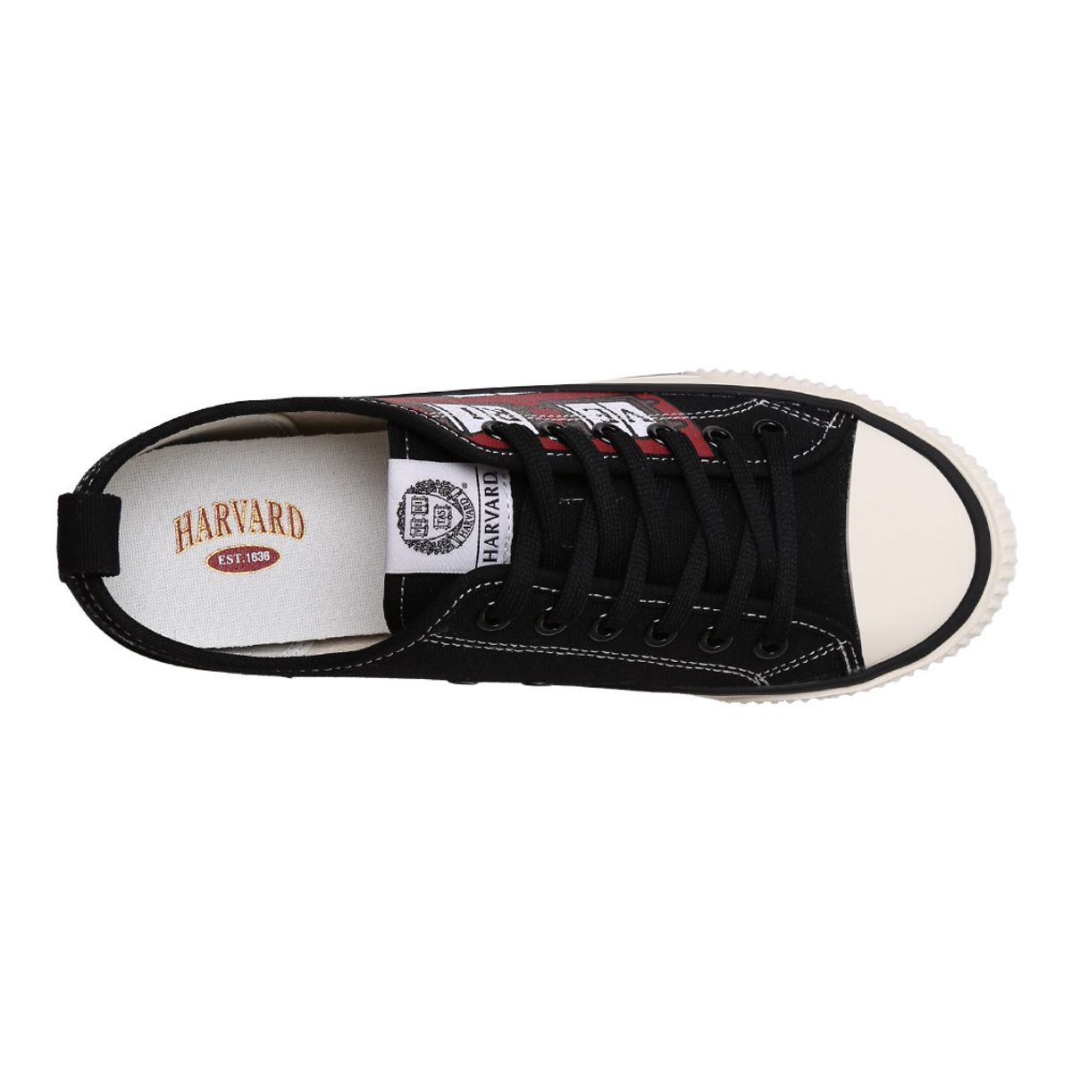 하버드 슈즈(HARVARD SHOES) 벨루스 캔버스 스니커즈 블랙