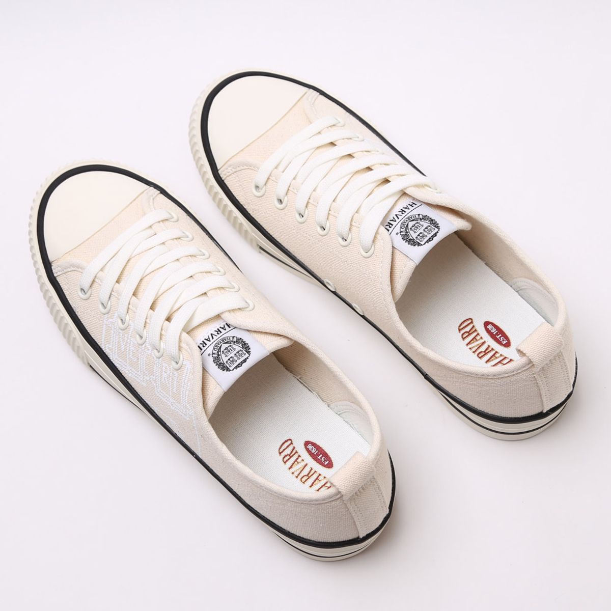 하버드 슈즈(HARVARD SHOES) 벨루스 캔버스 스니커즈 베이지... 무신사 하버드 슈즈(HARVARD SHOES)  벨루스 캔버스 스니커즈 베이지... 