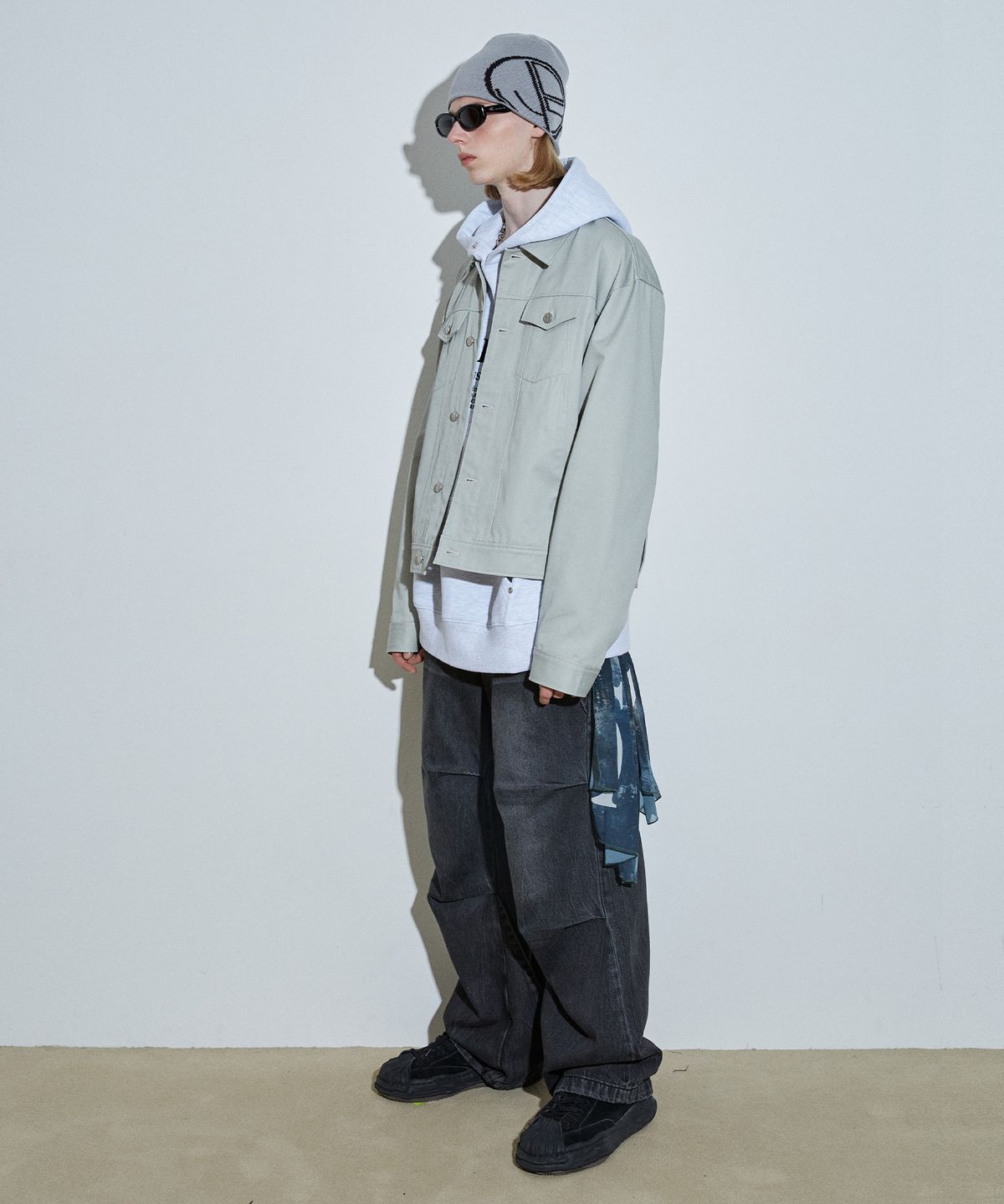 아이돈워너셀(IDWS) SHADE FLIP JACKET GRAY
