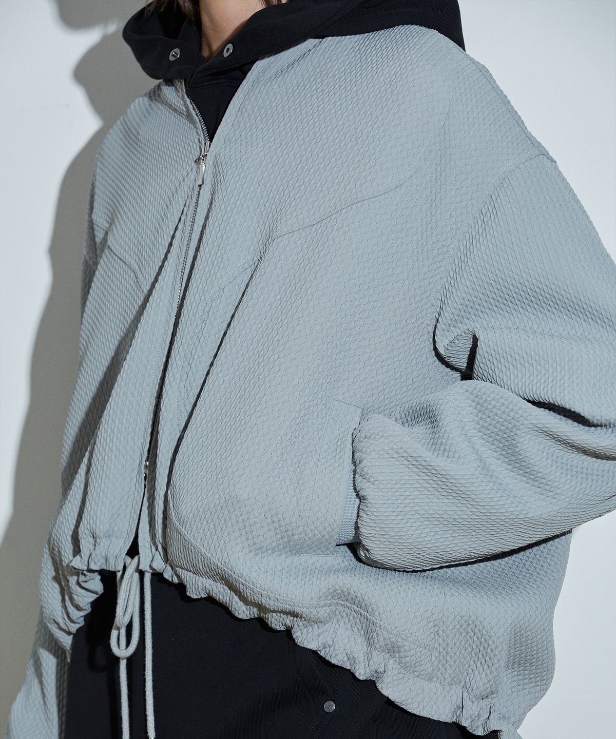아이돈워너셀(IDWS) RHOMBUS CONTRACTION MA-1 GRAY