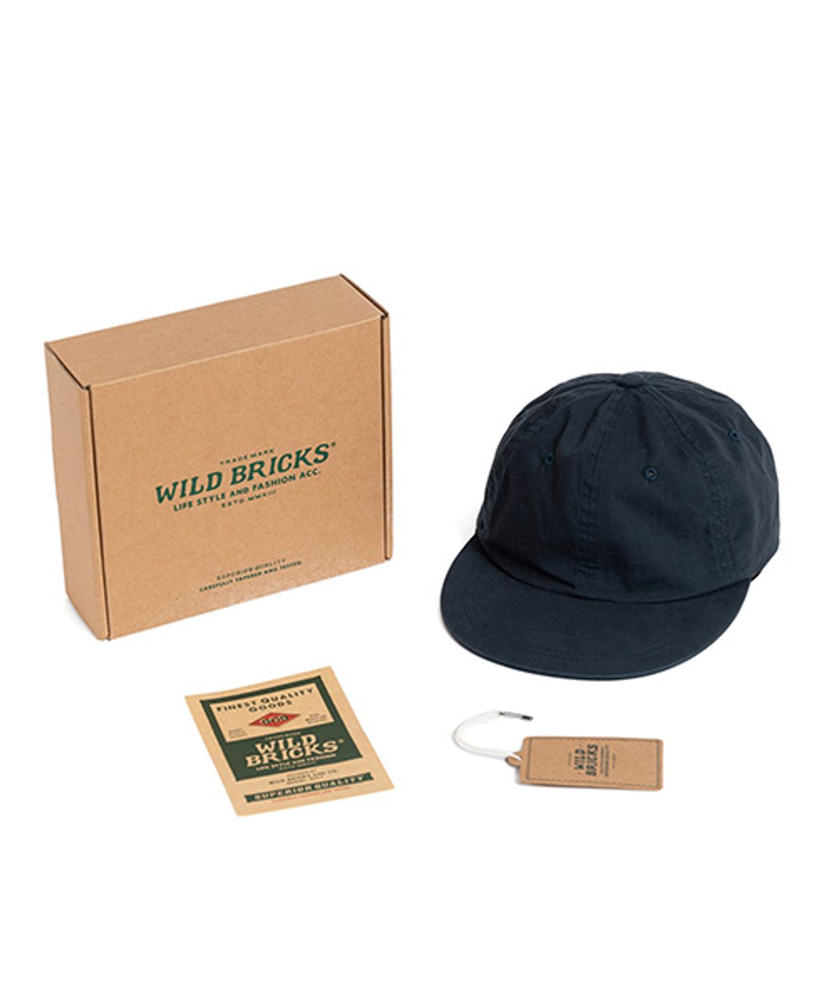 와일드 브릭스(WILD BRICKS) CN FLAT BRIM CAP (navy)