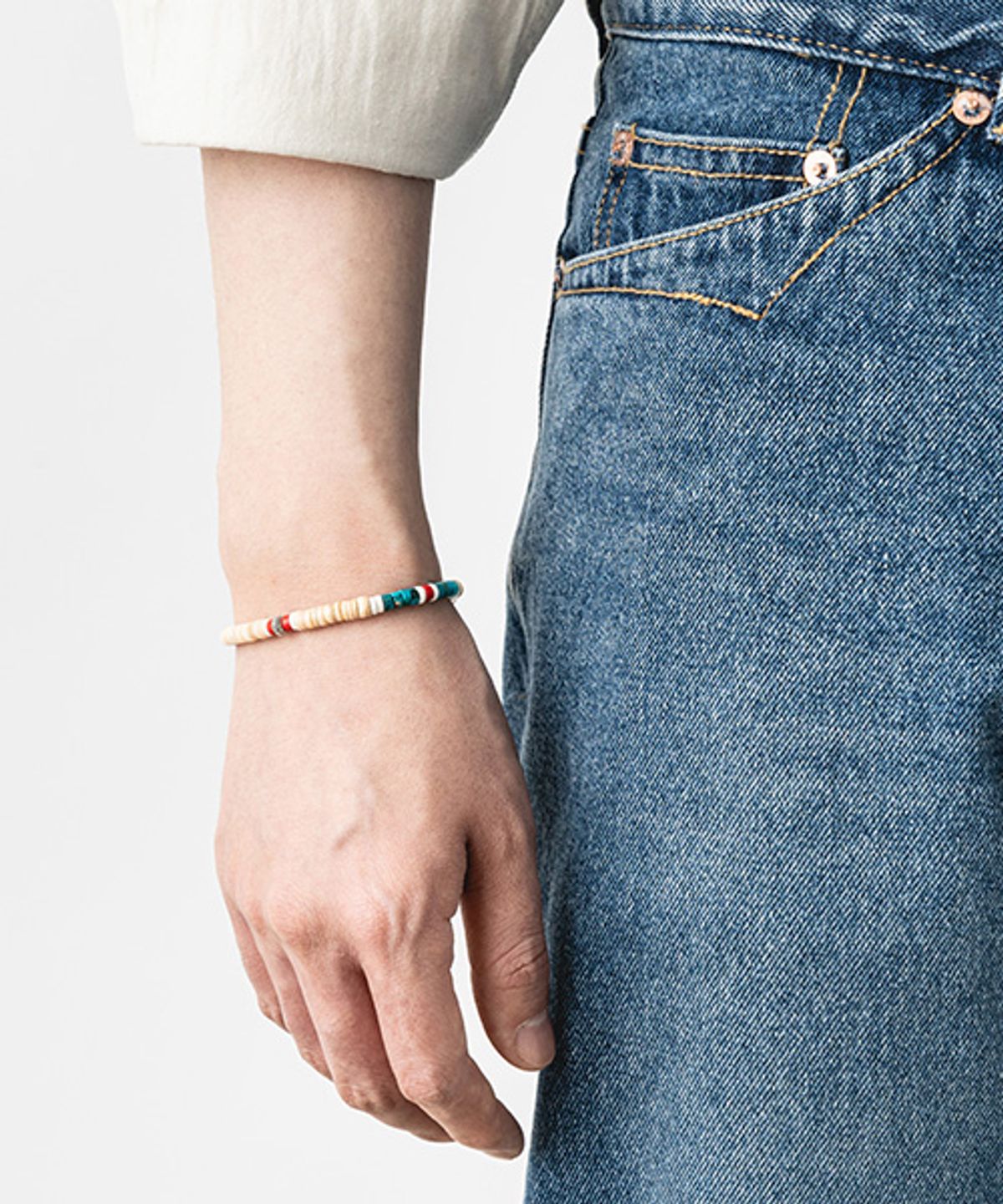 와일드 브릭스(WILD BRICKS) EN TOGGLE BRACELET (beige)