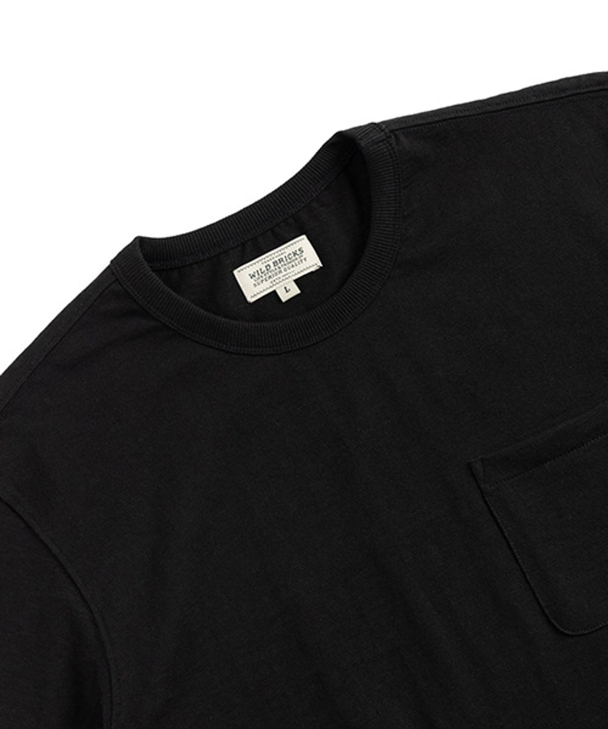 와일드 브릭스(WILD BRICKS) SB ESSENTIAL POCKET T-SHIRT (black)