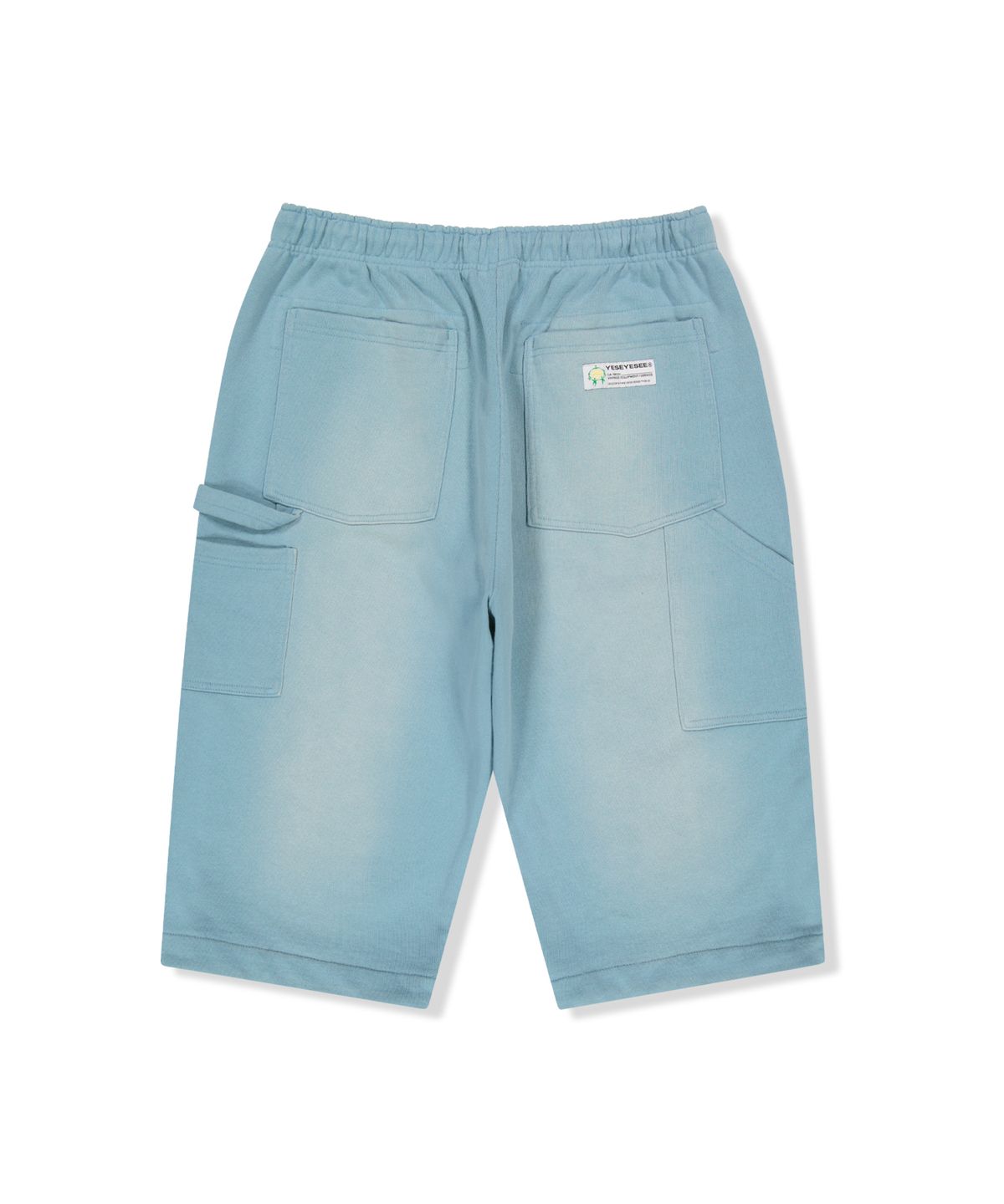 예스아이씨(YESEYESEE) Y.E.S Native Symbol Carpenter Sweat Shorts Light Blue