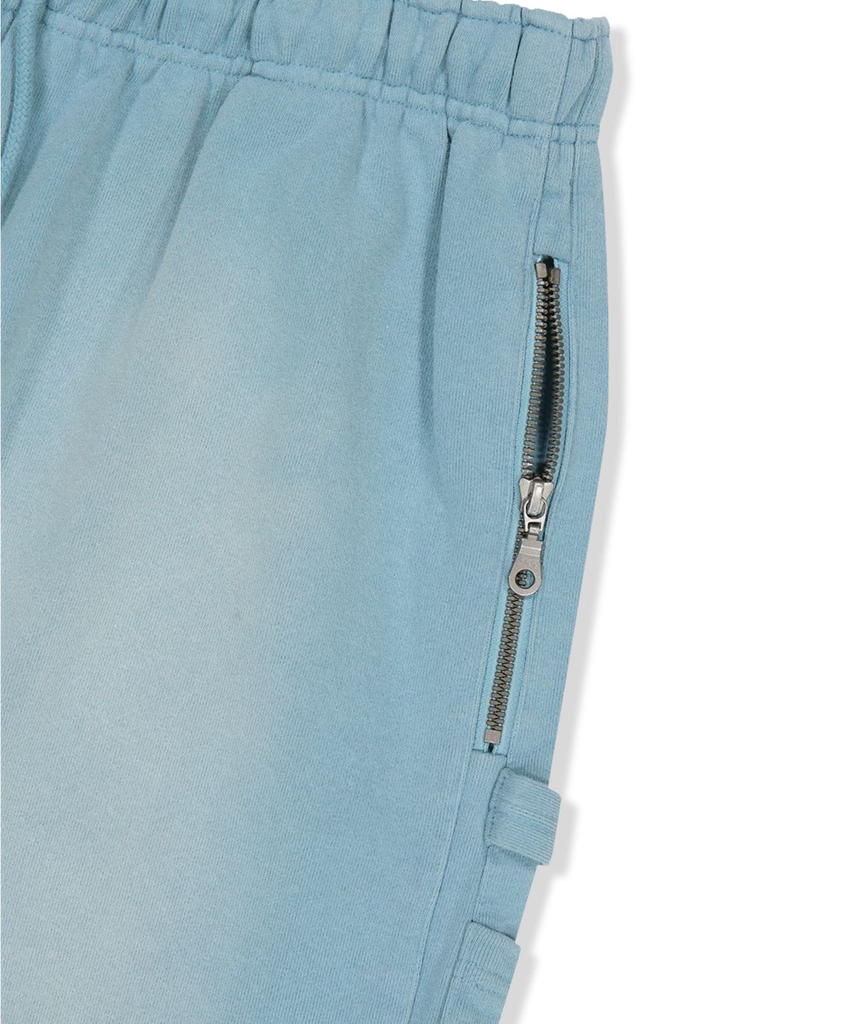 예스아이씨(YESEYESEE) Y.E.S Native Symbol Carpenter Sweat Shorts Light Blue