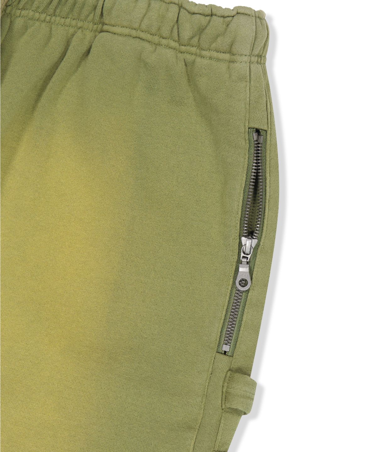 예스아이씨(YESEYESEE) Y.E.S Native Symbol Carpenter Sweat Shorts Kale