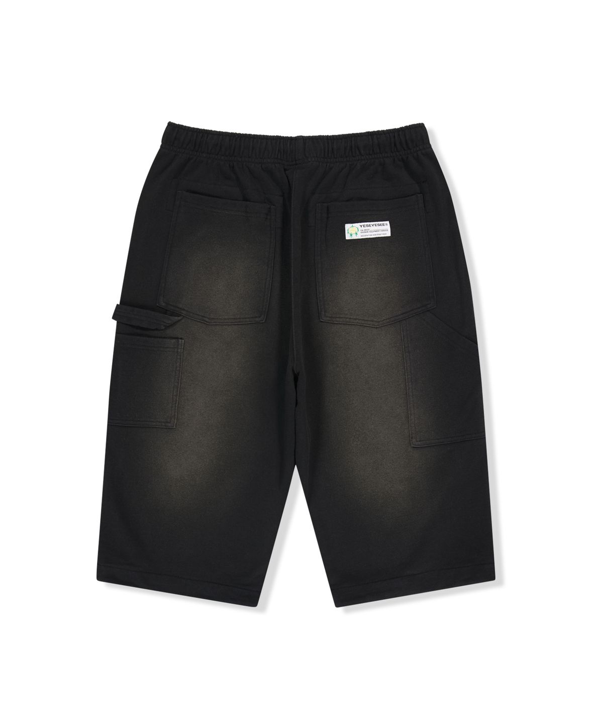 예스아이씨(YESEYESEE) Y.E.S Native Symbol Carpenter Sweat Shorts Black