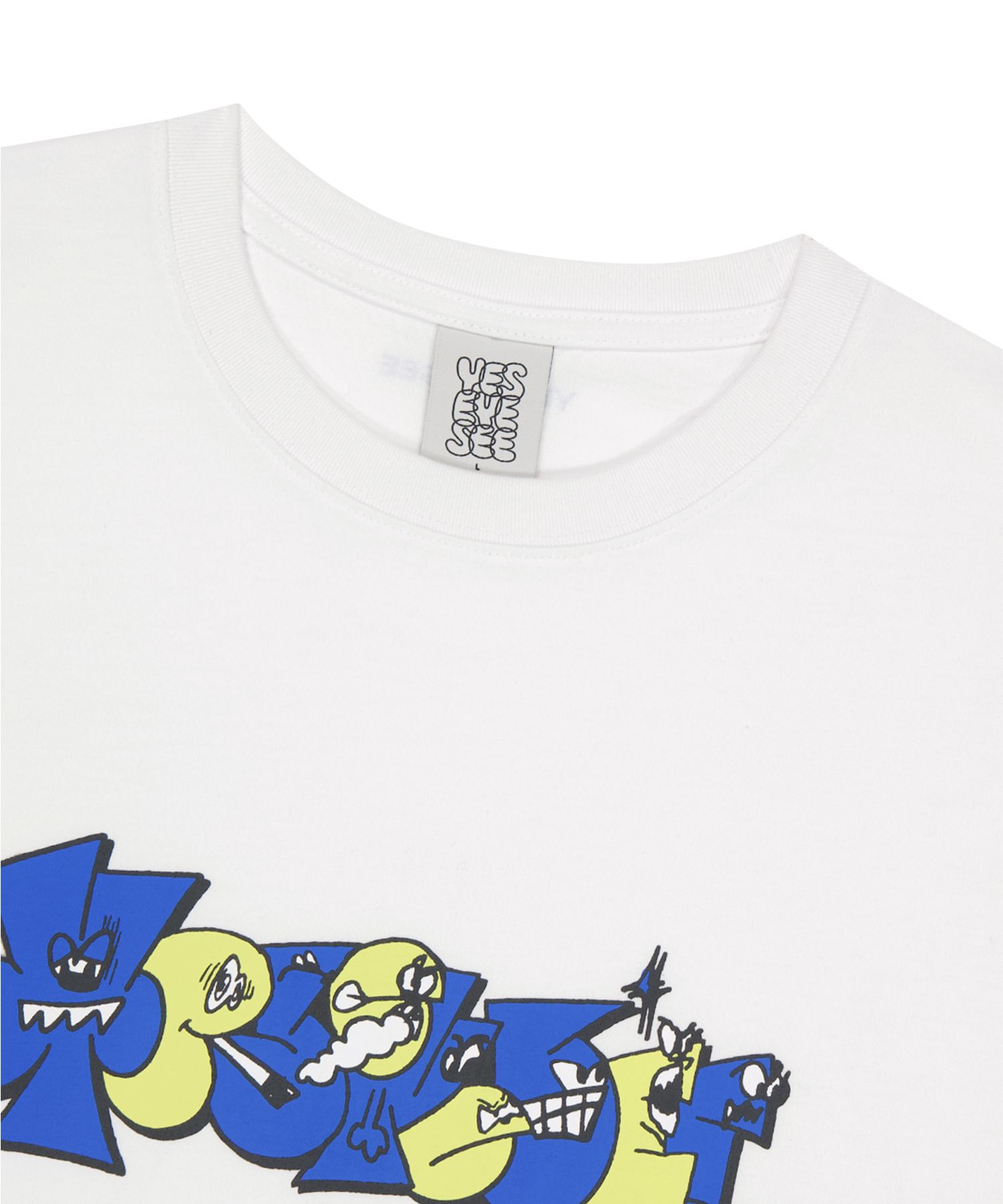 MUSINSA公式 | YESEYESEE YES Smoking Graffiti Tee White