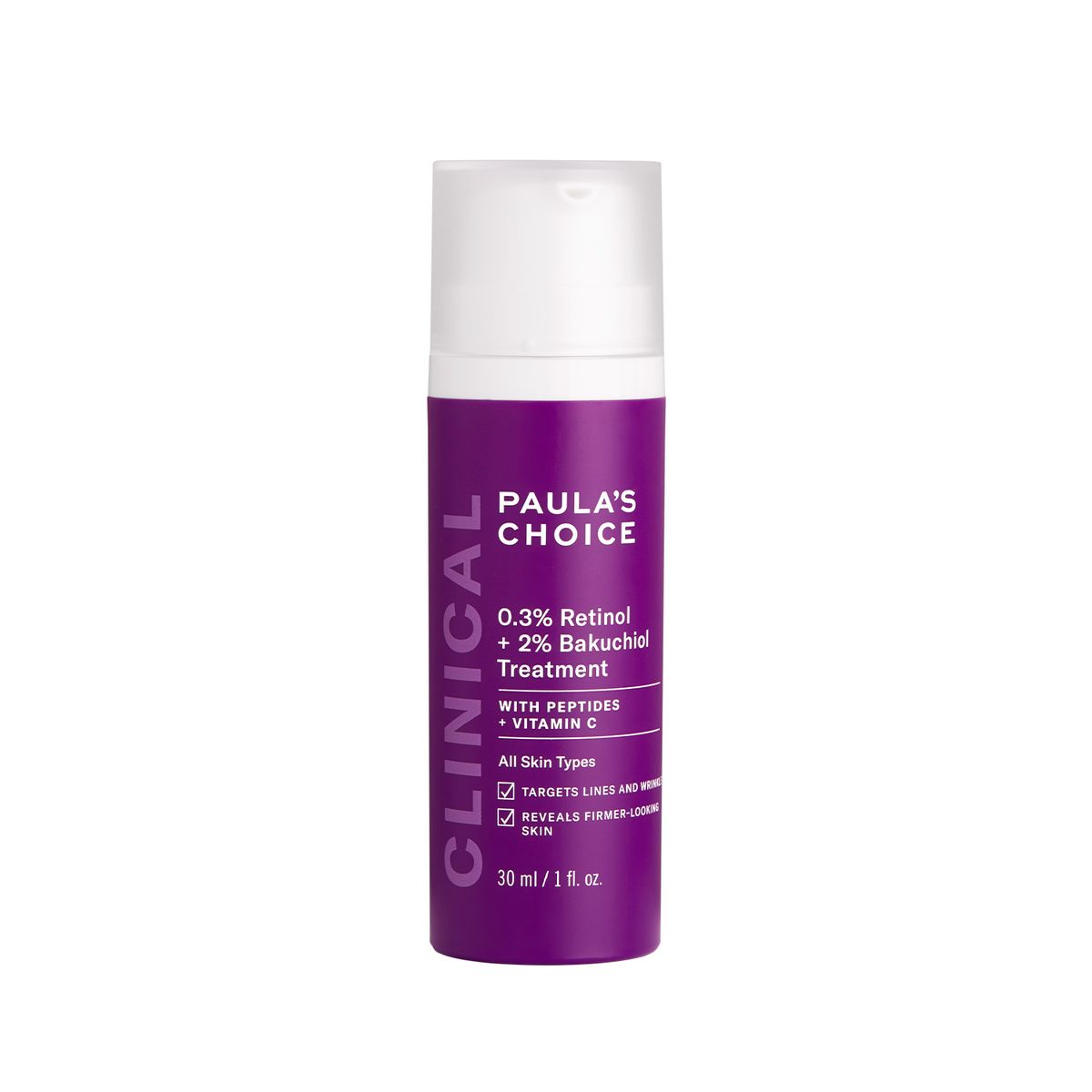 폴라초이스(PAULASCHOICE) 클리니컬 0.3% 레티놀 + 2% 바쿠치올 트리트먼트 30ml
