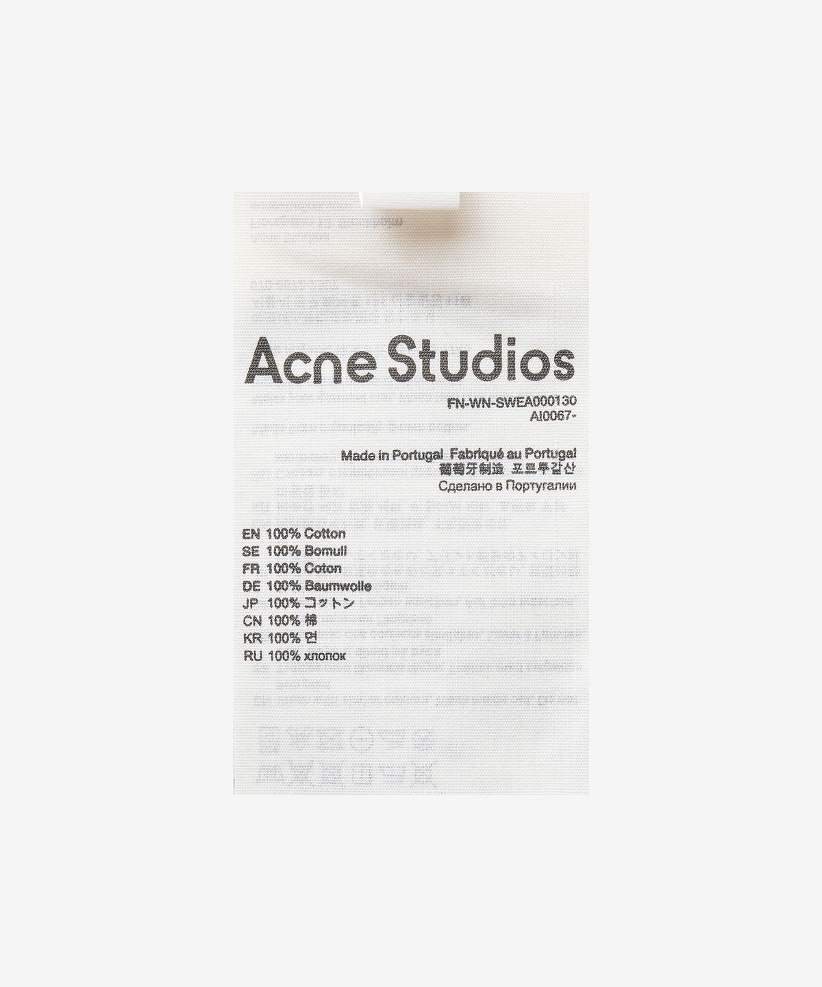 아크네 스튜디오(ACNE STUDIOS) 로고 맨투맨 - 오렌지 / AI0067DB6