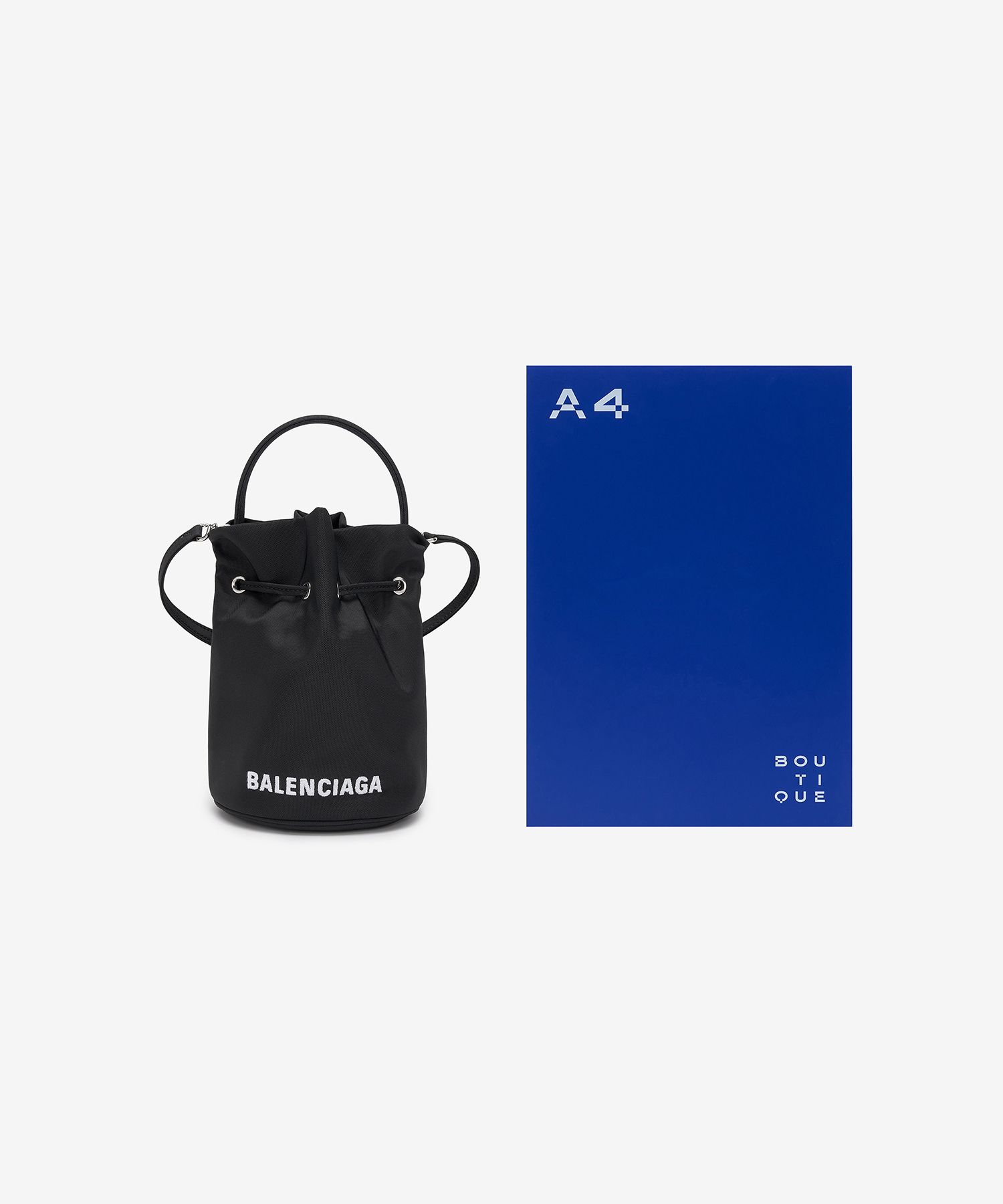 MUSINSA | BALENCIAGA Women's XS Wheel Drawstring Bucket Bag