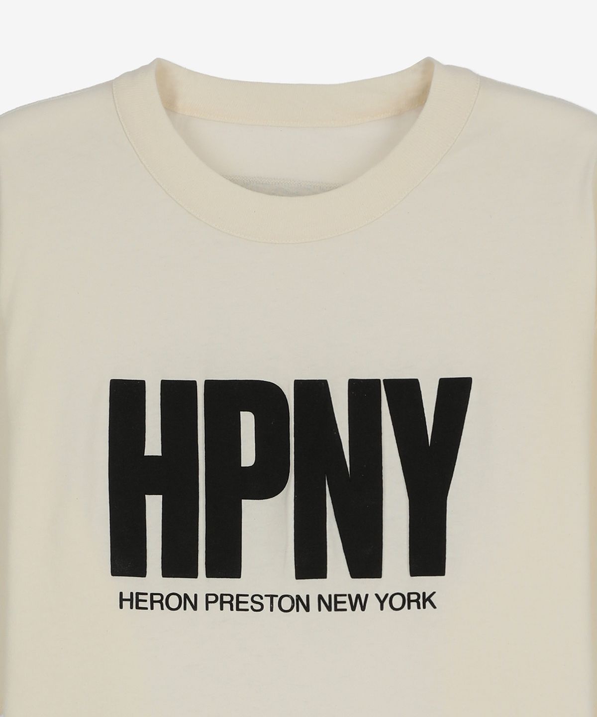 헤론 프레스톤(HERON PRESTON) 로고 프린트 티셔츠 - 화이트 / HMAA032C99JER0050110