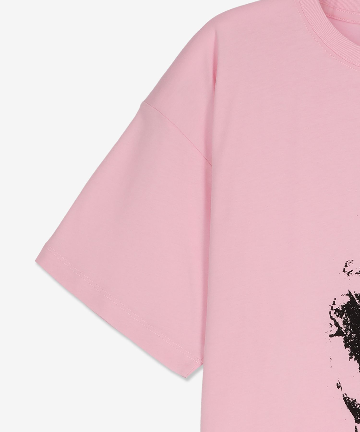 ★RAF SIMONS★ Hand Sign Short Sleeve T-Shirt Light Pink 231 MUSINSA | RAF SIMONS Hand sign short sleeve T-shirt - Light