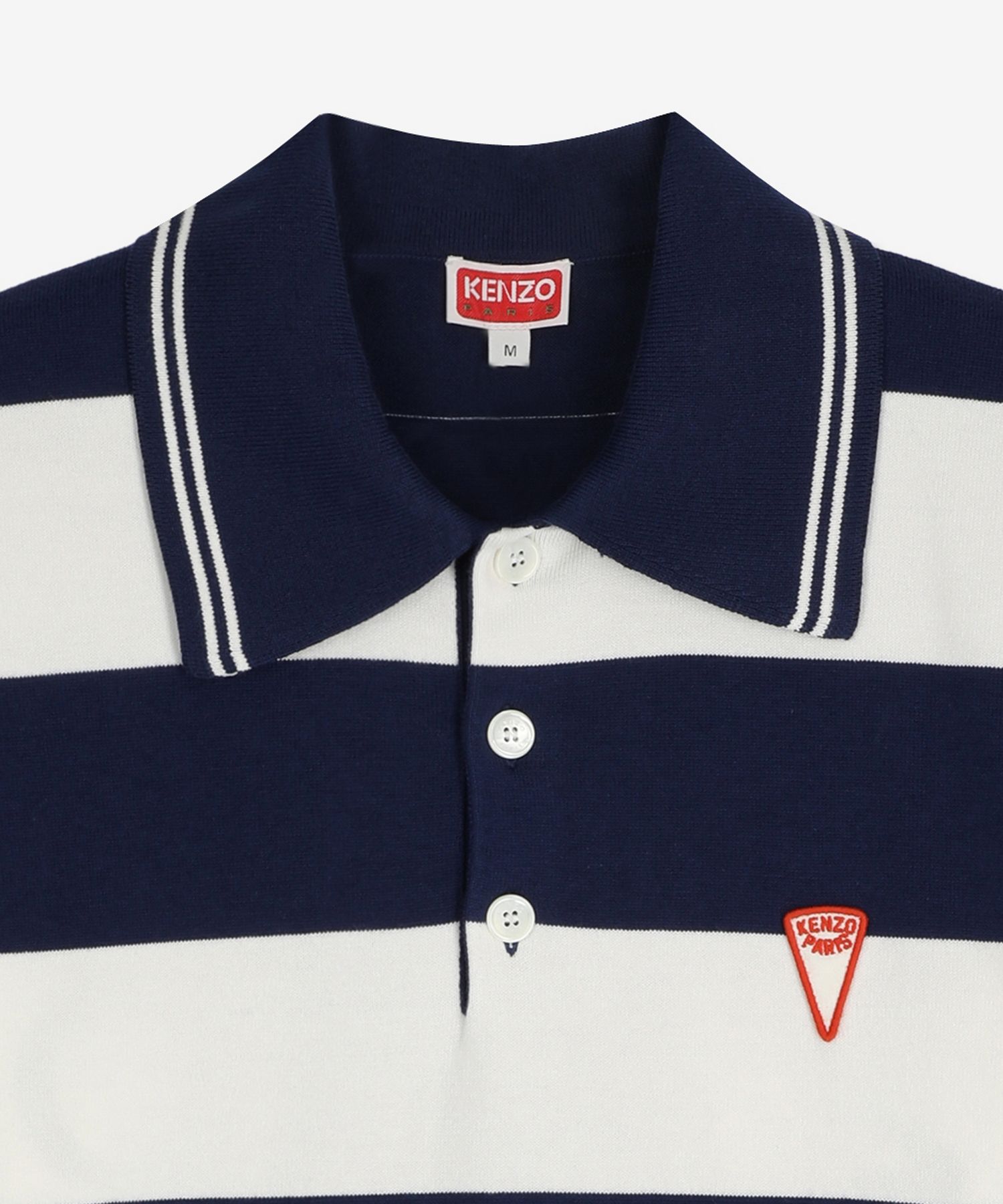 MUSINSA | KENZO Natural Stripe Polo Shirt - Midnight Blue
