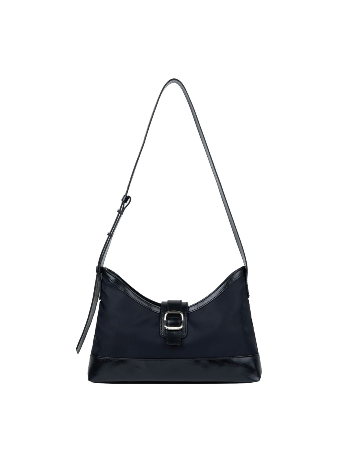 세미코드(SEMICODE) veil middle bag - nylon black