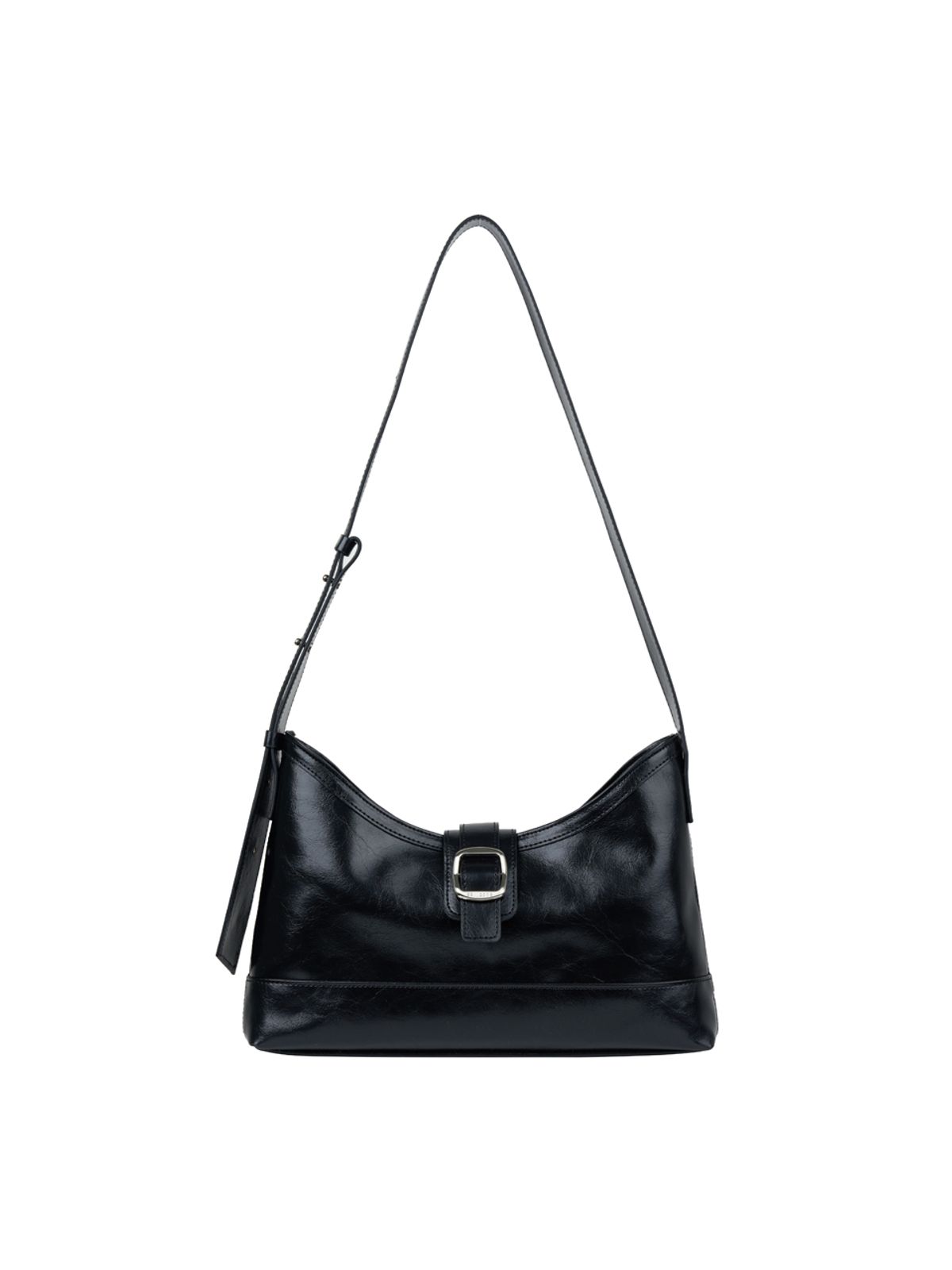 세미코드(SEMICODE) veil middle bag - black