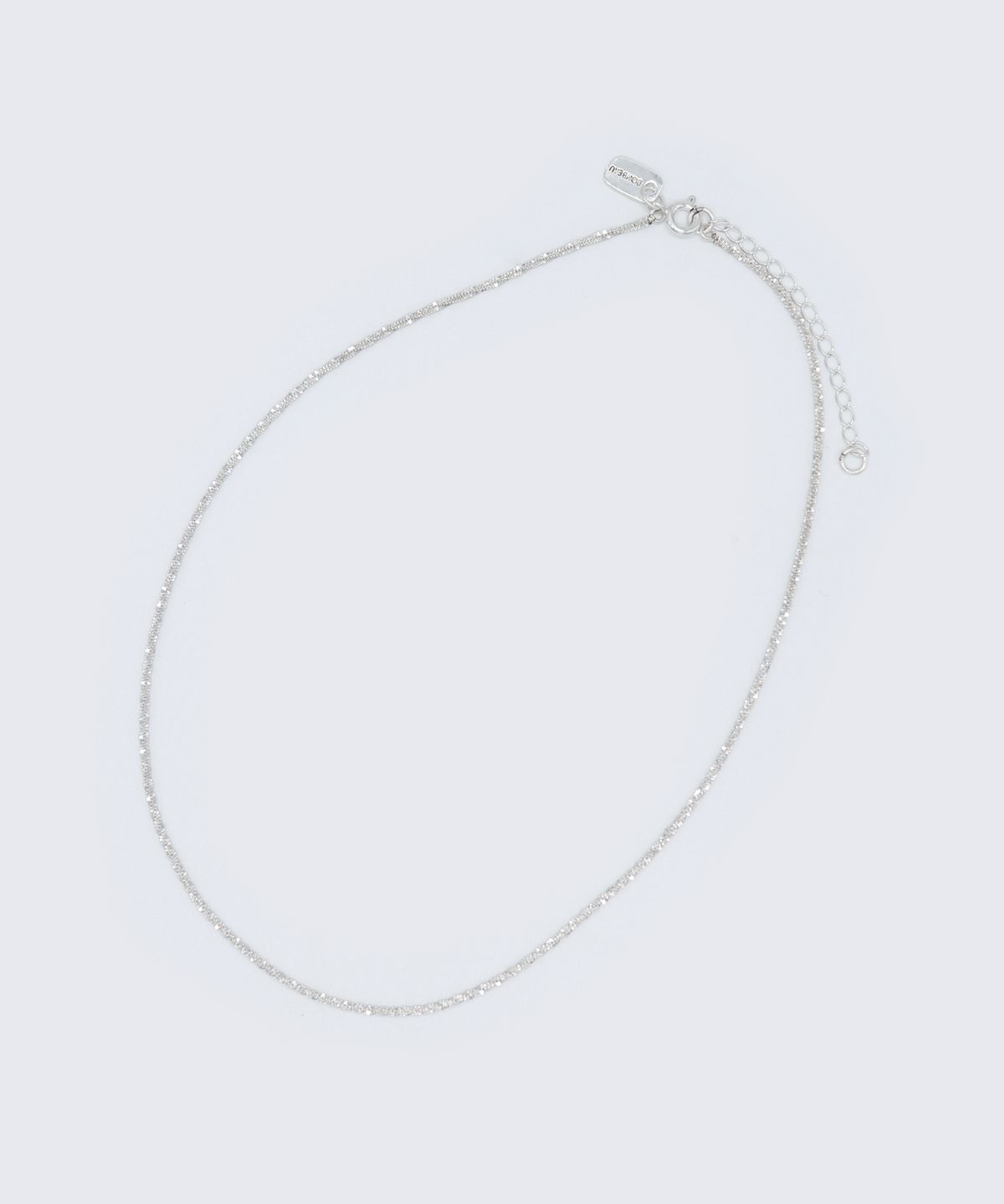 봉보(BONBEAU) Snowflower silverchain Necklace 925실버 눈꽃 이태리 체인 초커 목걸이