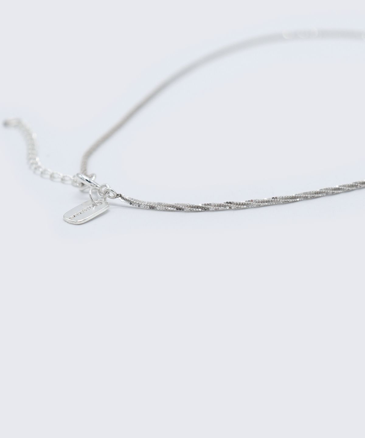 봉보(BONBEAU) Snowflower silverchain Necklace 925실버 눈꽃 이태리 체인 초커 목걸이