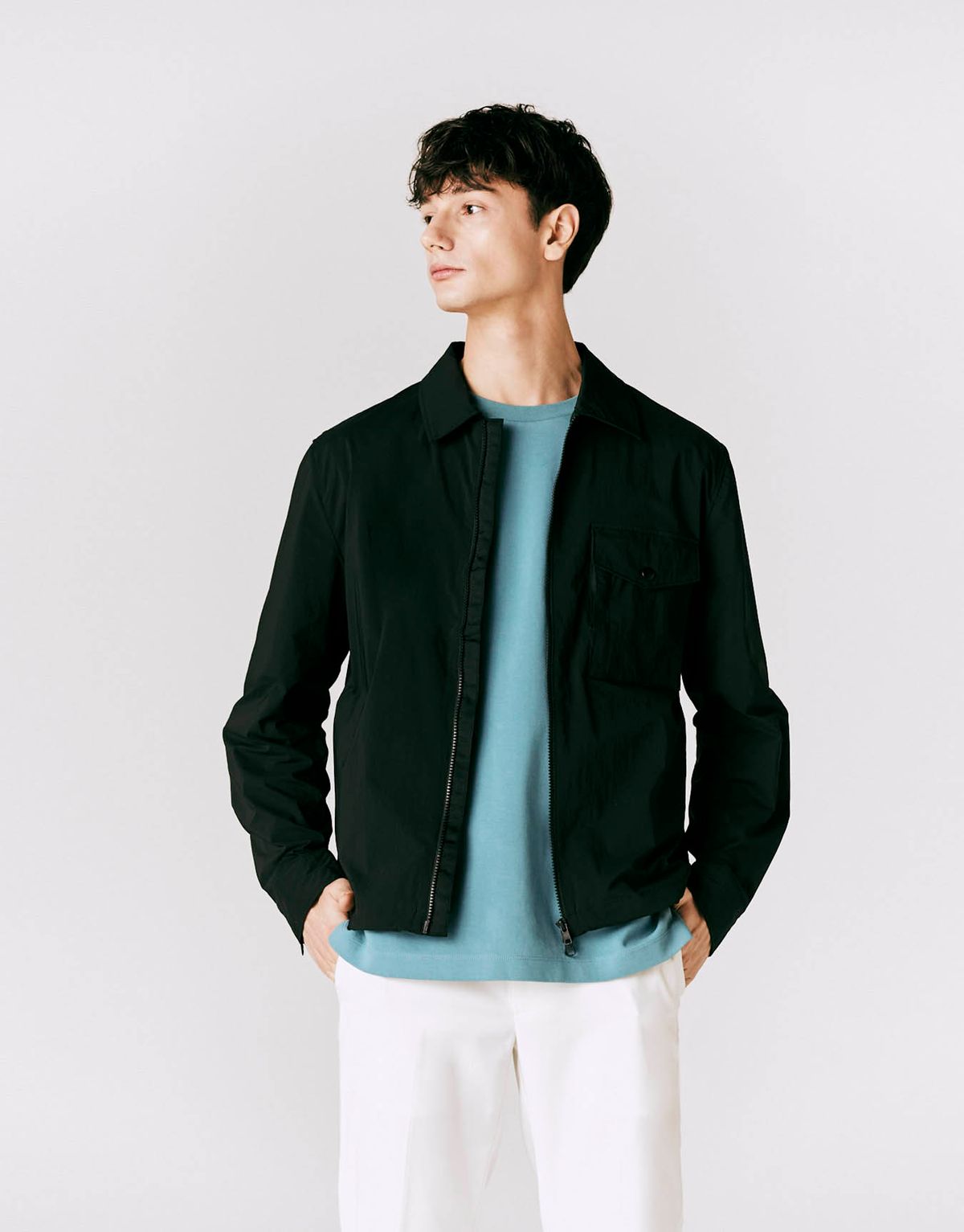 컨셉원(CONCEPTS1ONE) 나일론 집업 셔츠 자켓 10073516/073516 [3color]