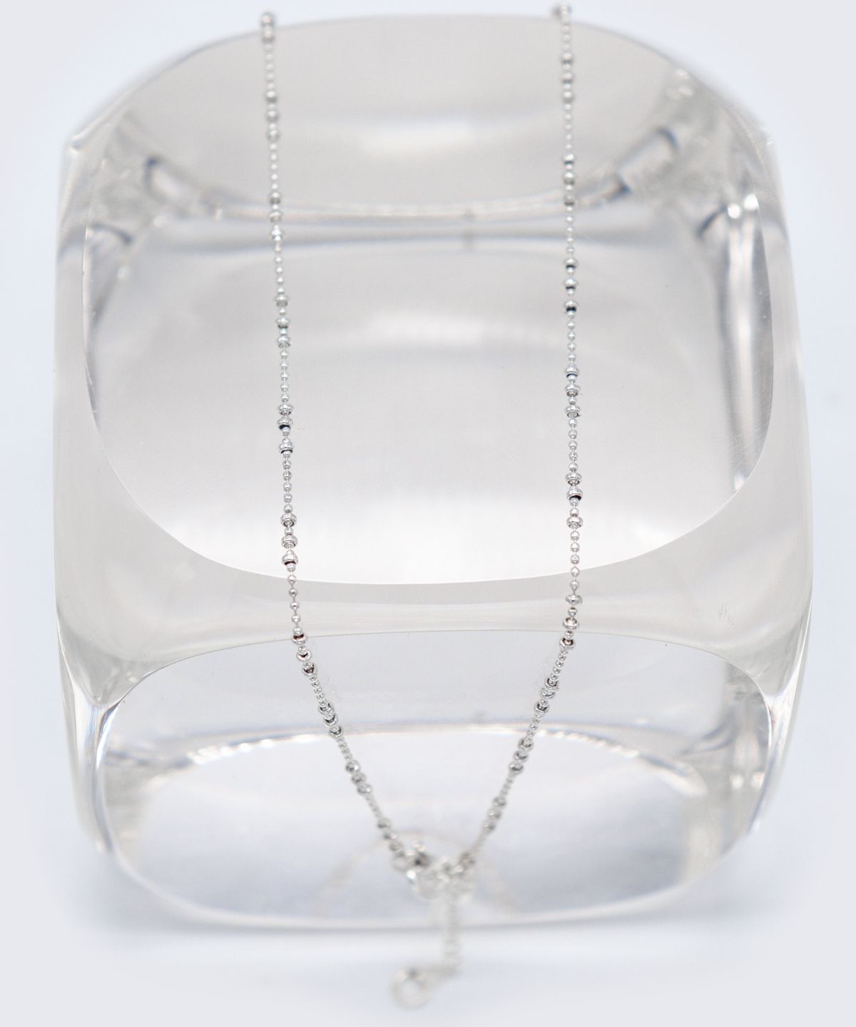 봉보(BONBEAU) Water drop silver chain Necklace 물방울 이태리 체인 925 실버볼 초커 목걸이