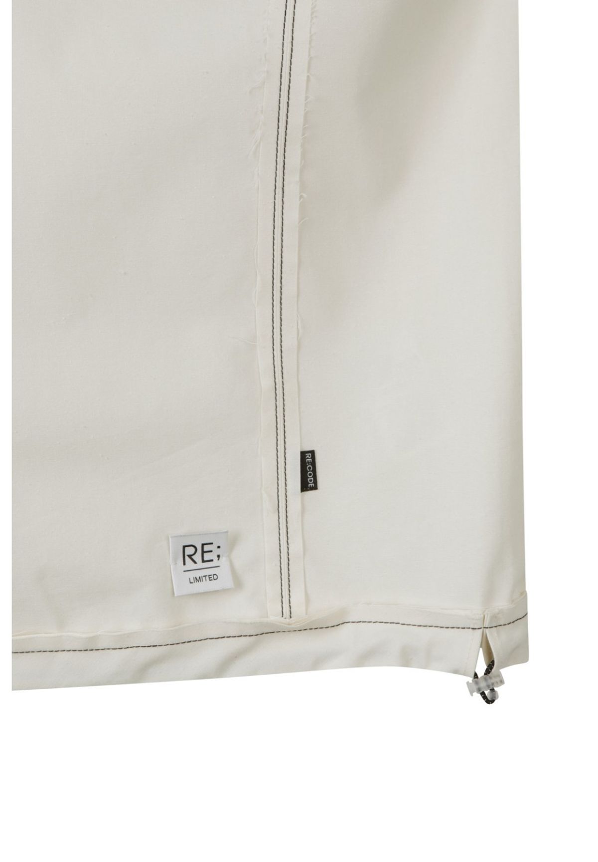 래코드(RECODE) Inside-Out Seams Woven Shirt_RKTAM23693IVX