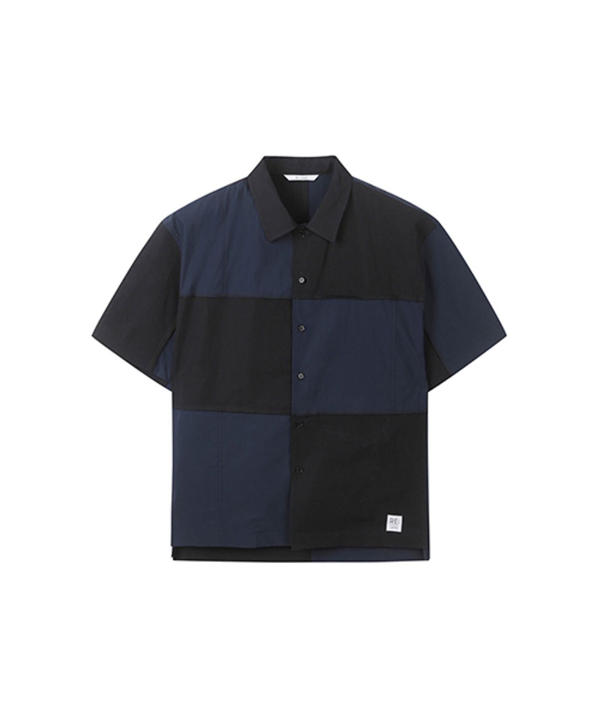 래코드(RECODE) Checkerboard Shirt_RKSAM23632BKX