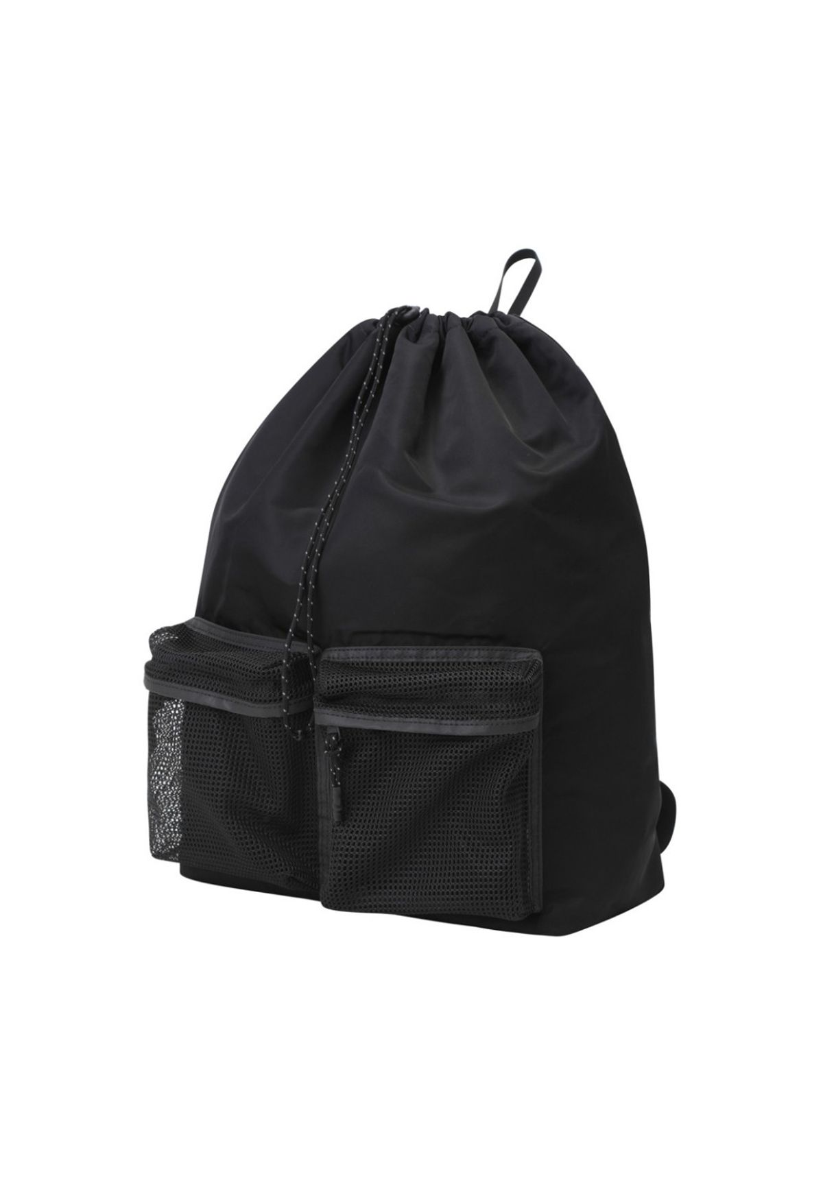 래코드(RECODE) Recyled Nylon Mesh Backback_RYBAS23805BKX