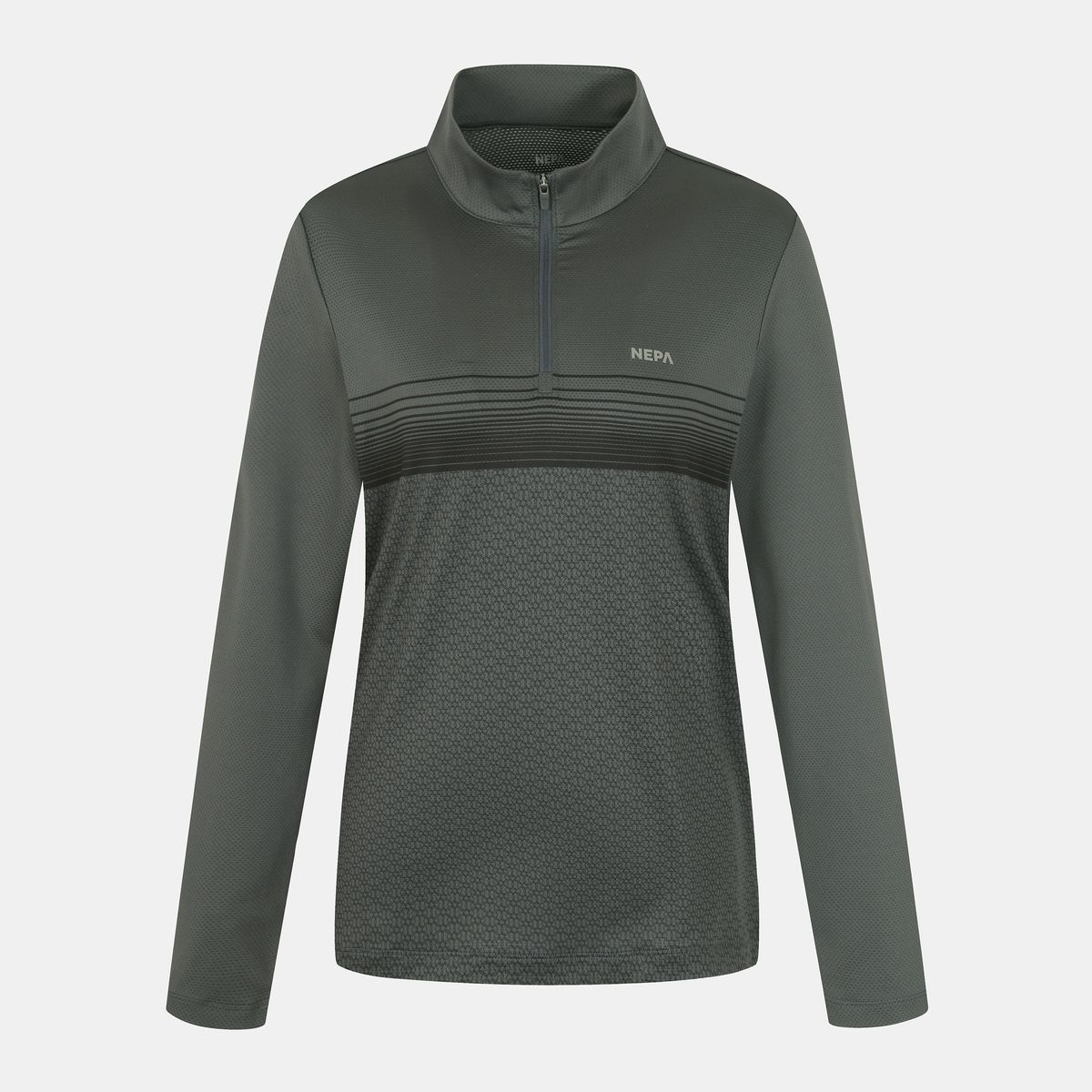 네파(NEPA) 7J45408 여성 헥사곤 긴팔 집업 티셔츠