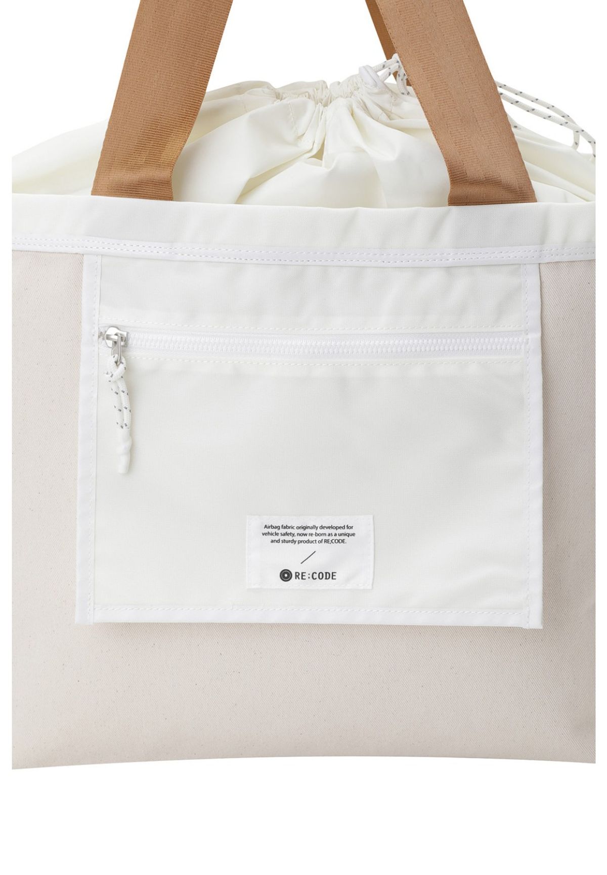 래코드(RECODE) Airbag Big Shopper bag_RYBAS23803IVX