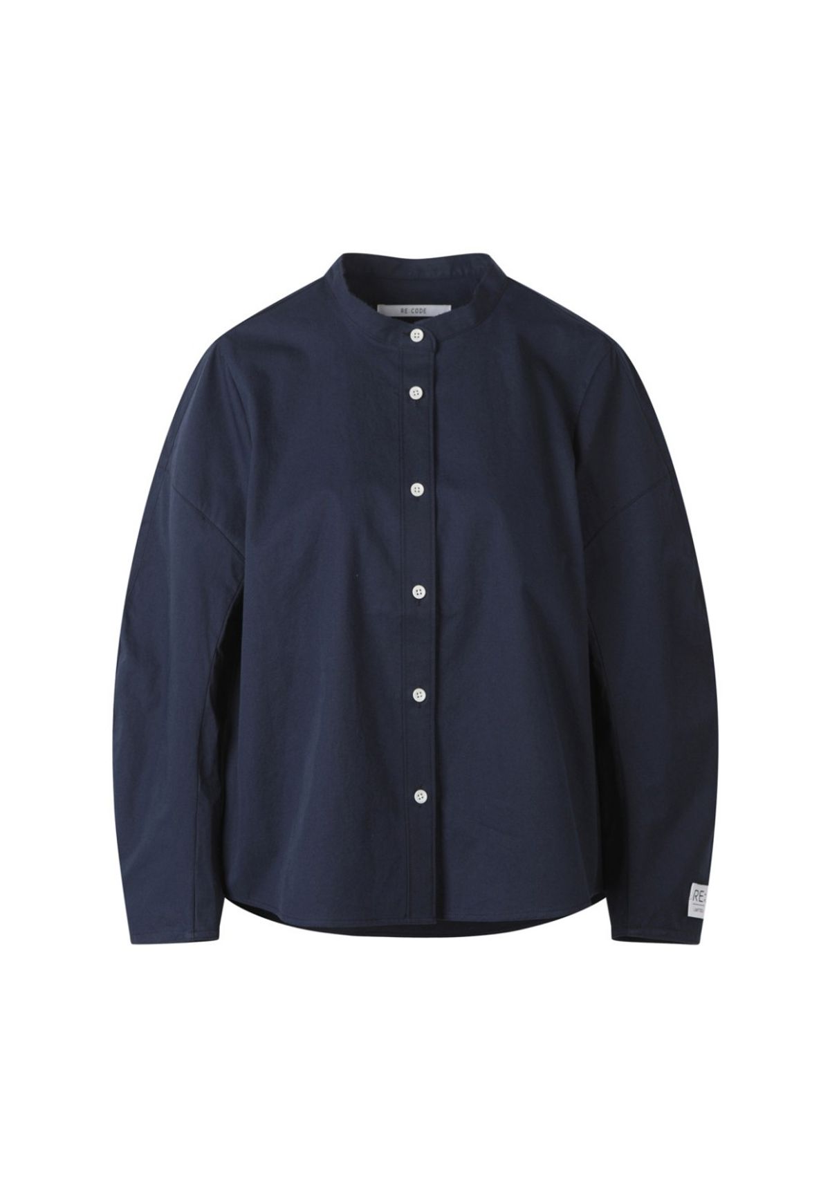 래코드(RECODE) [여성] Voluminous Sleeve Stand Collar Blouse_RQSAS23538NYX
