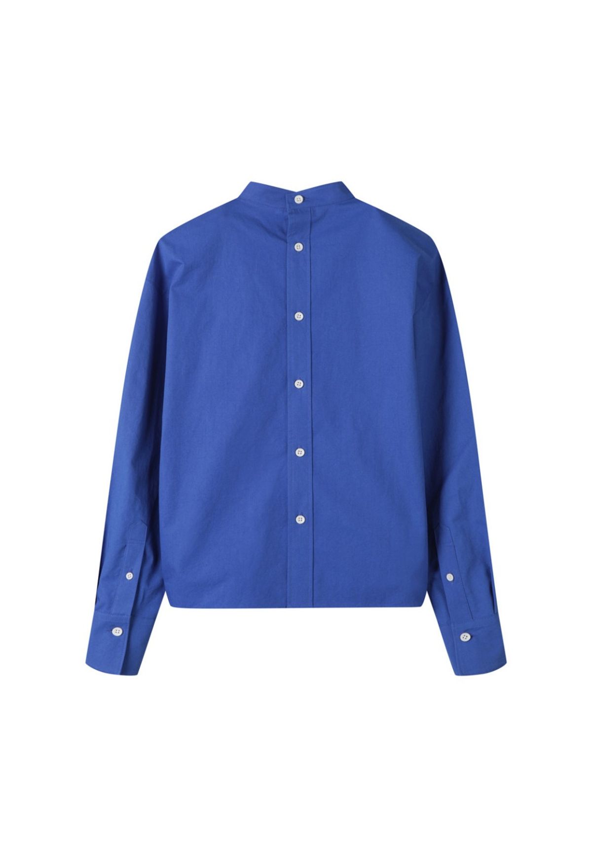 래코드(RECODE) [여성] Front Pleated Stand Collar Blouse_RQSAS23537BUX