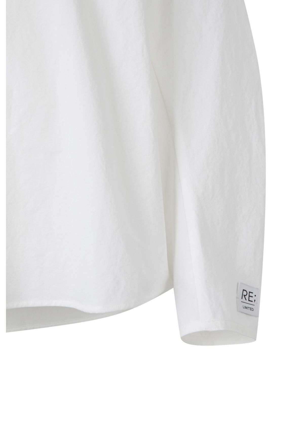 래코드(RECODE) [여성] Voluminous Sleeve Stand Collar Blouse_RQSAS23538WHX