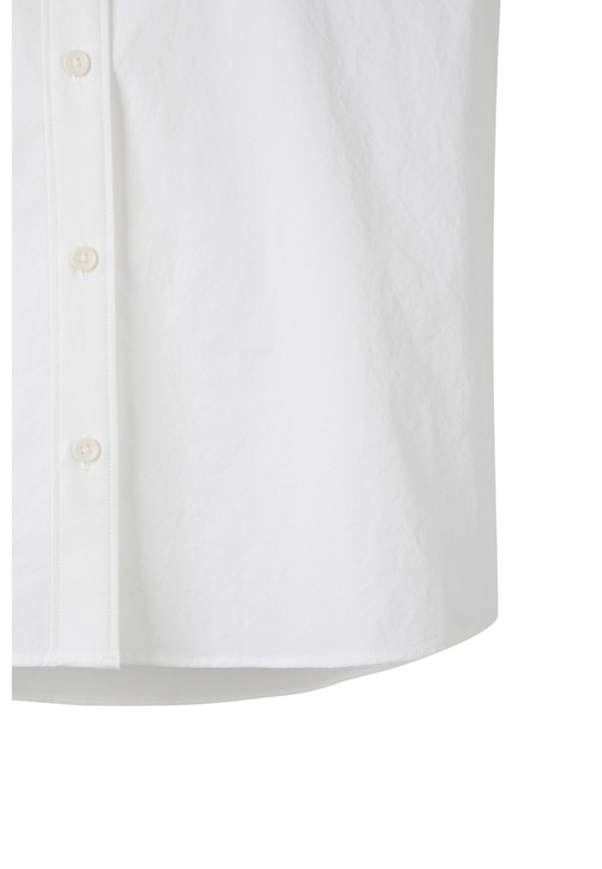 래코드(RECODE) [여성] Voluminous Sleeve Stand Collar Blouse_RQSAS23538WHX