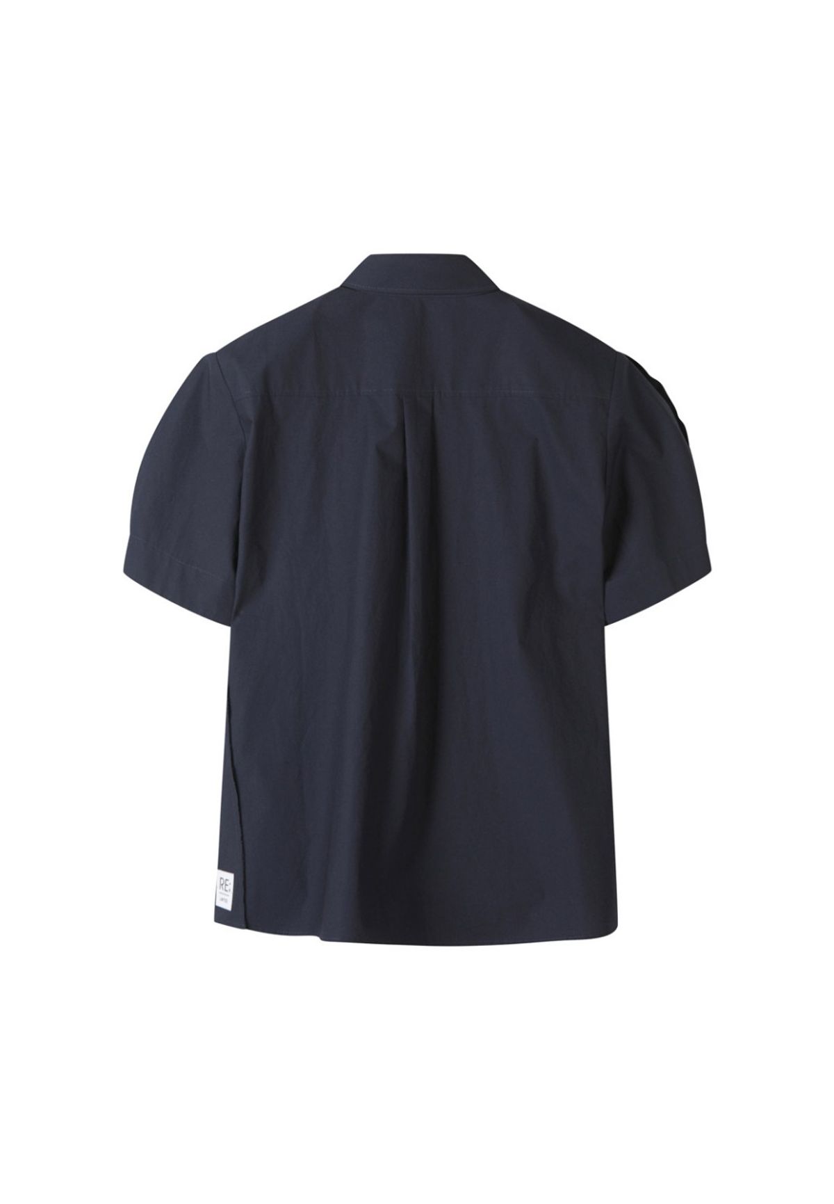 래코드(RECODE) [여성] Asymmetry Short Sleeve Blouse_RQSAM23556NYX