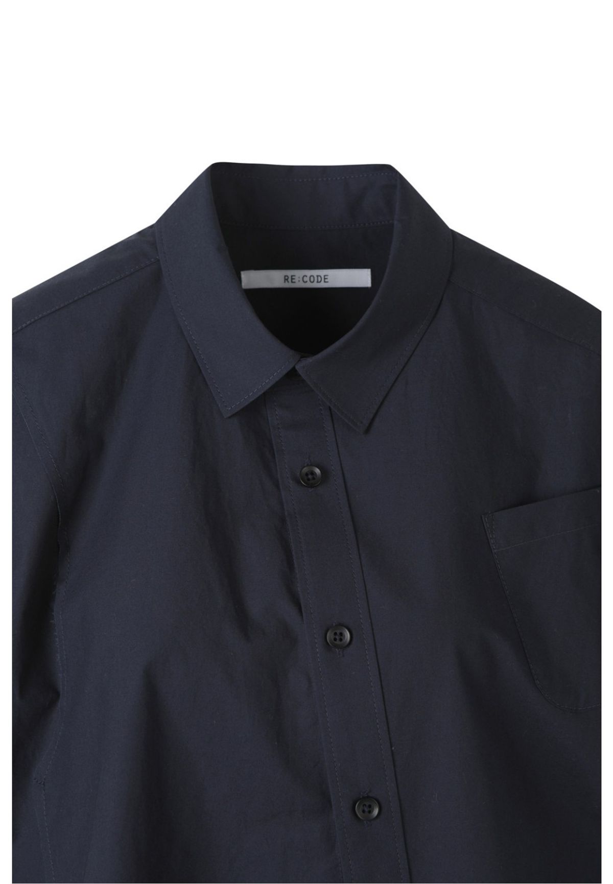 래코드(RECODE) [여성] Asymmetry Short Sleeve Blouse_RQSAM23556NYX