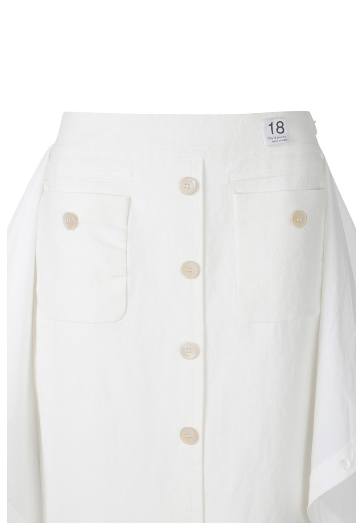 래코드(RECODE) [여성] Tied-up Midi Skirt_R0KAM23108IVX