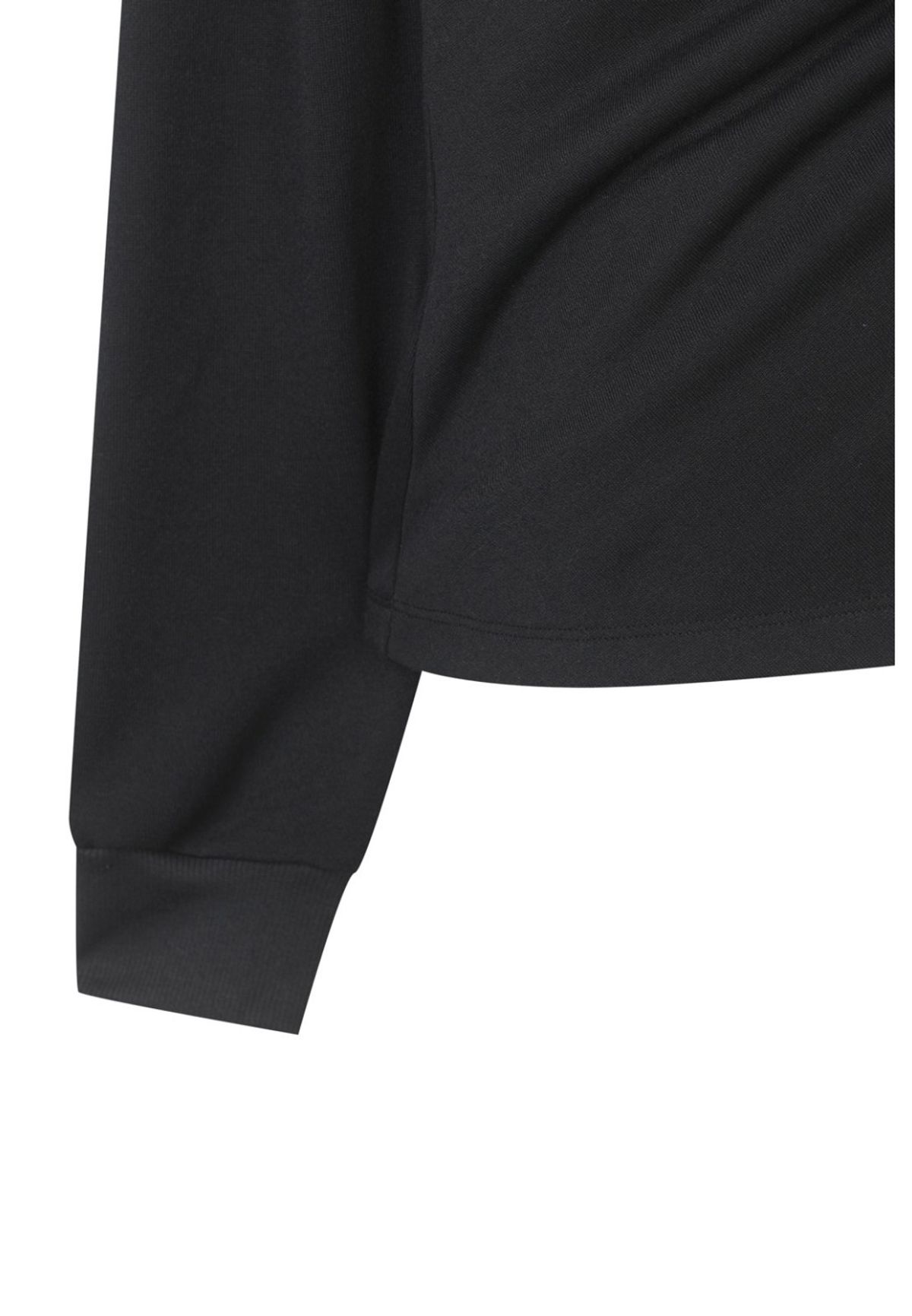 래코드(RECODE) Shirring Slit Shoulder T-shirts_RQTAS23535BKX