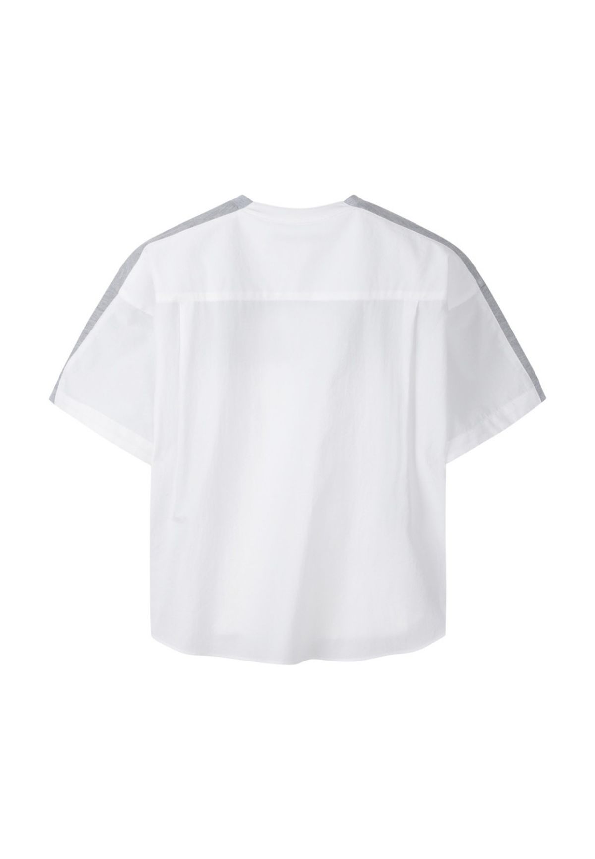 래코드(RECODE) [여성] Color Effect Crop T-shirts_RQTAM23553GYX