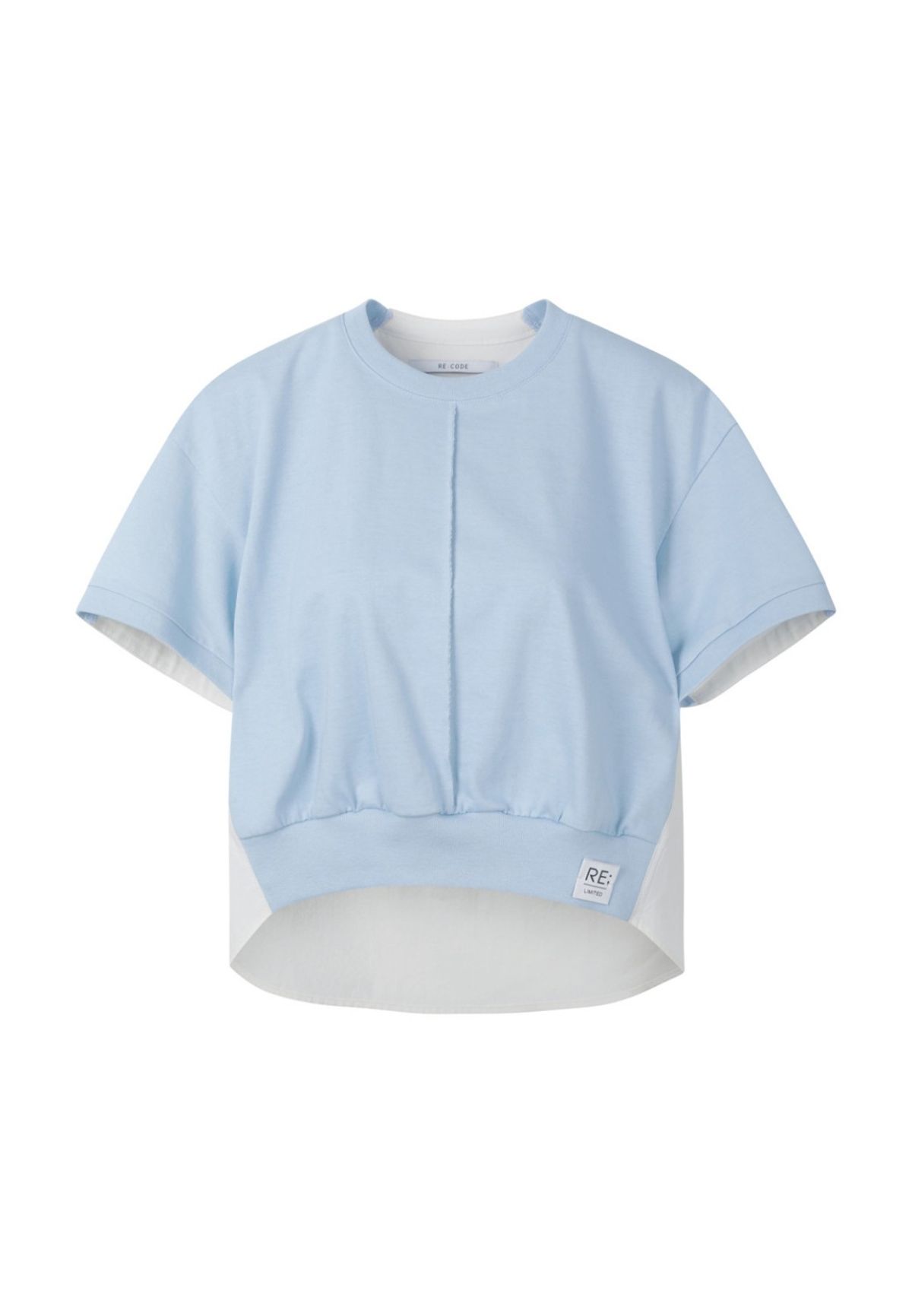 래코드(RECODE) [여성] Color Effect Crop T-shirts_RQTAM23553BUX