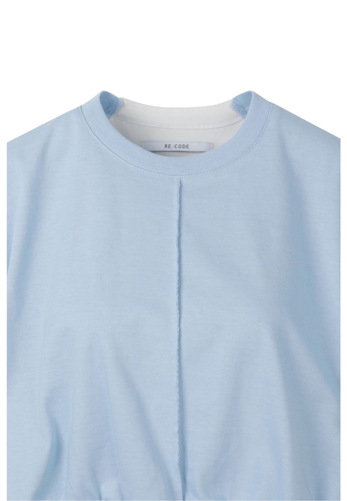 래코드(RECODE) [여성] Color Effect Crop T-shirts_RQTAM23553BUX