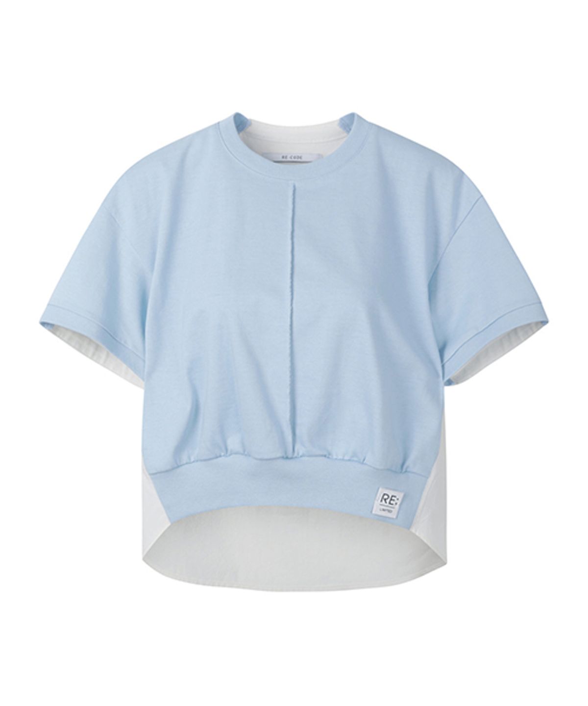 래코드(RECODE) [여성] Color Effect Crop T-shirts_RQTAM23553BUX