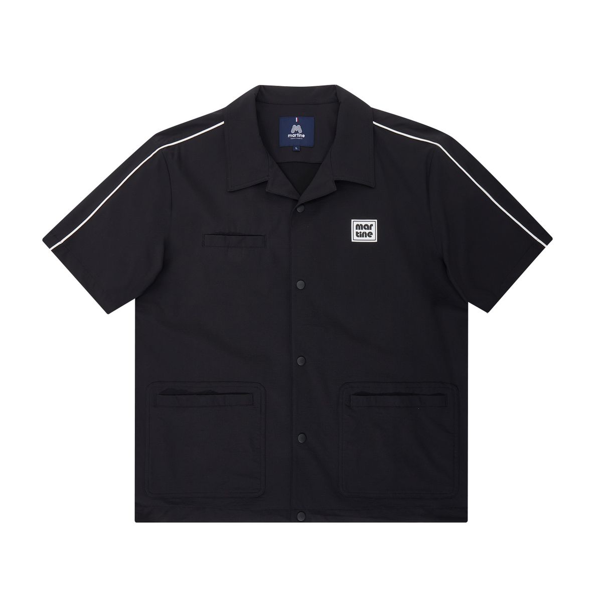마틴골프(MARTINE GOLF) Stretch Woven Shirts_Black (Men)