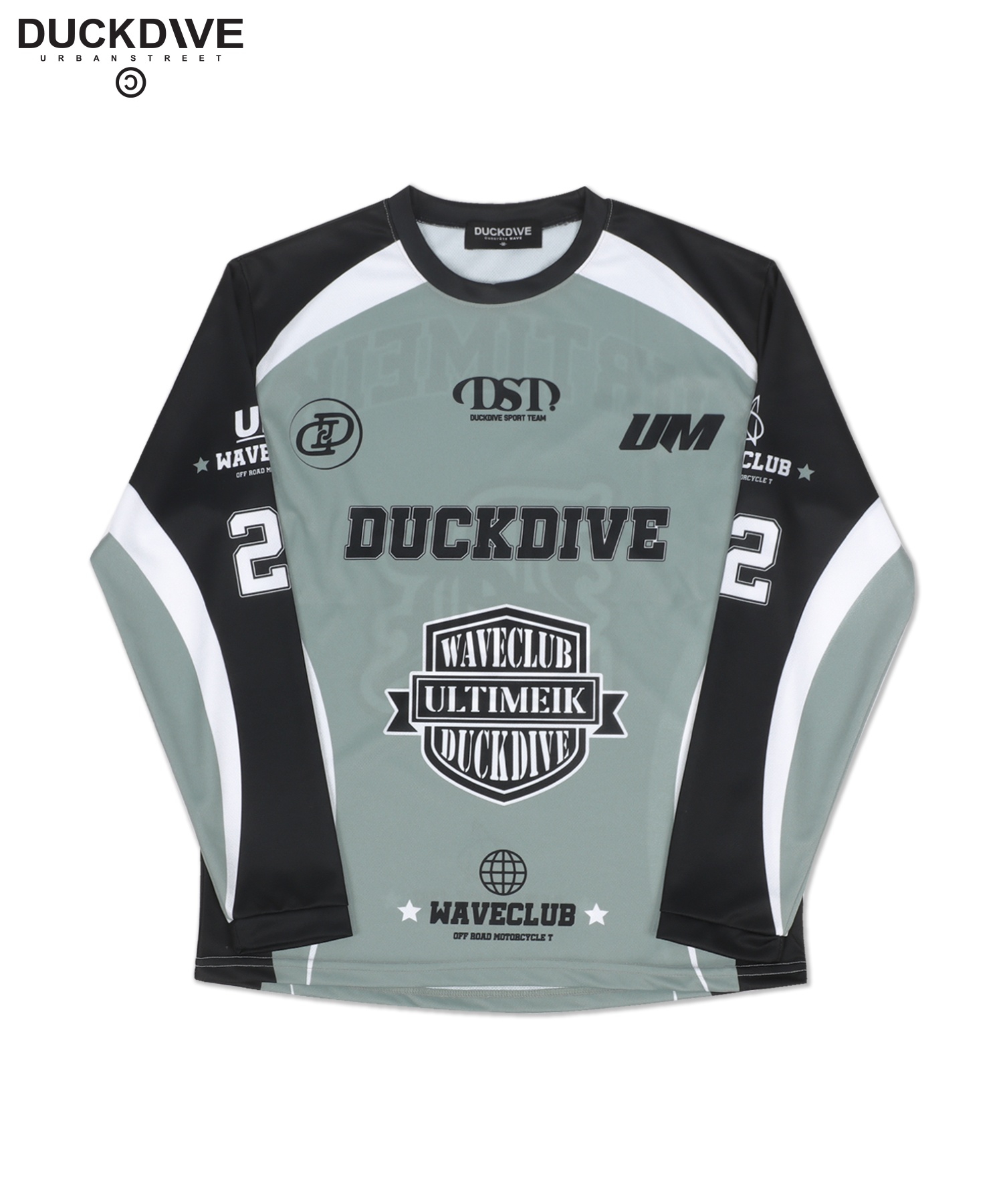 【 DUCKDIVE 】OFF ROAD メッシュ ロンT (grey) unisex MUSINSA公式 | DUCKDIVE Off Road Mesh Long Sleeve Gray