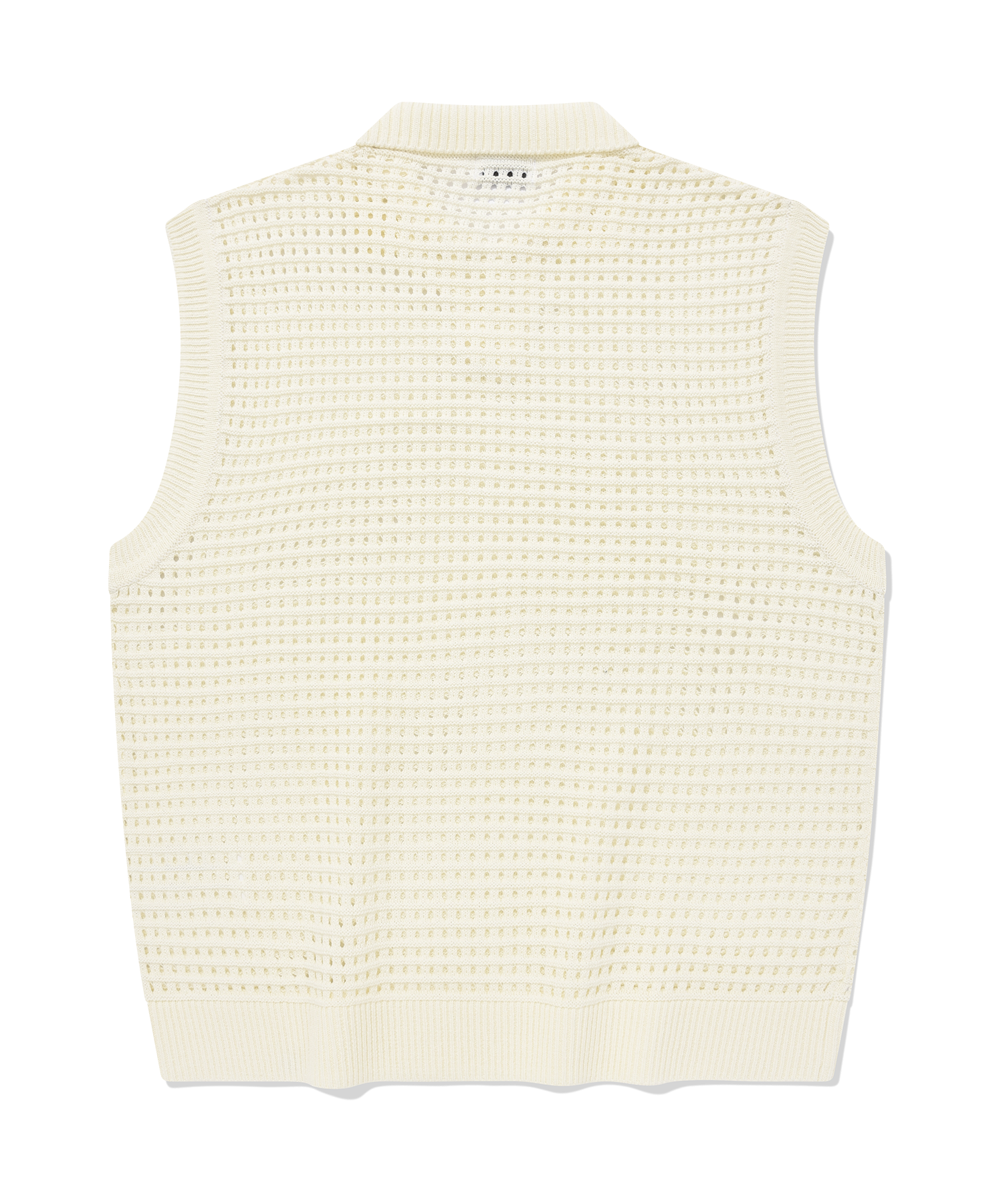 STUDIOUS - TAN / ” MOON ”CABLE VEST [WHITE] Verdusa Women's Button Up Sleeveless Sweater Vest Cable Knit
