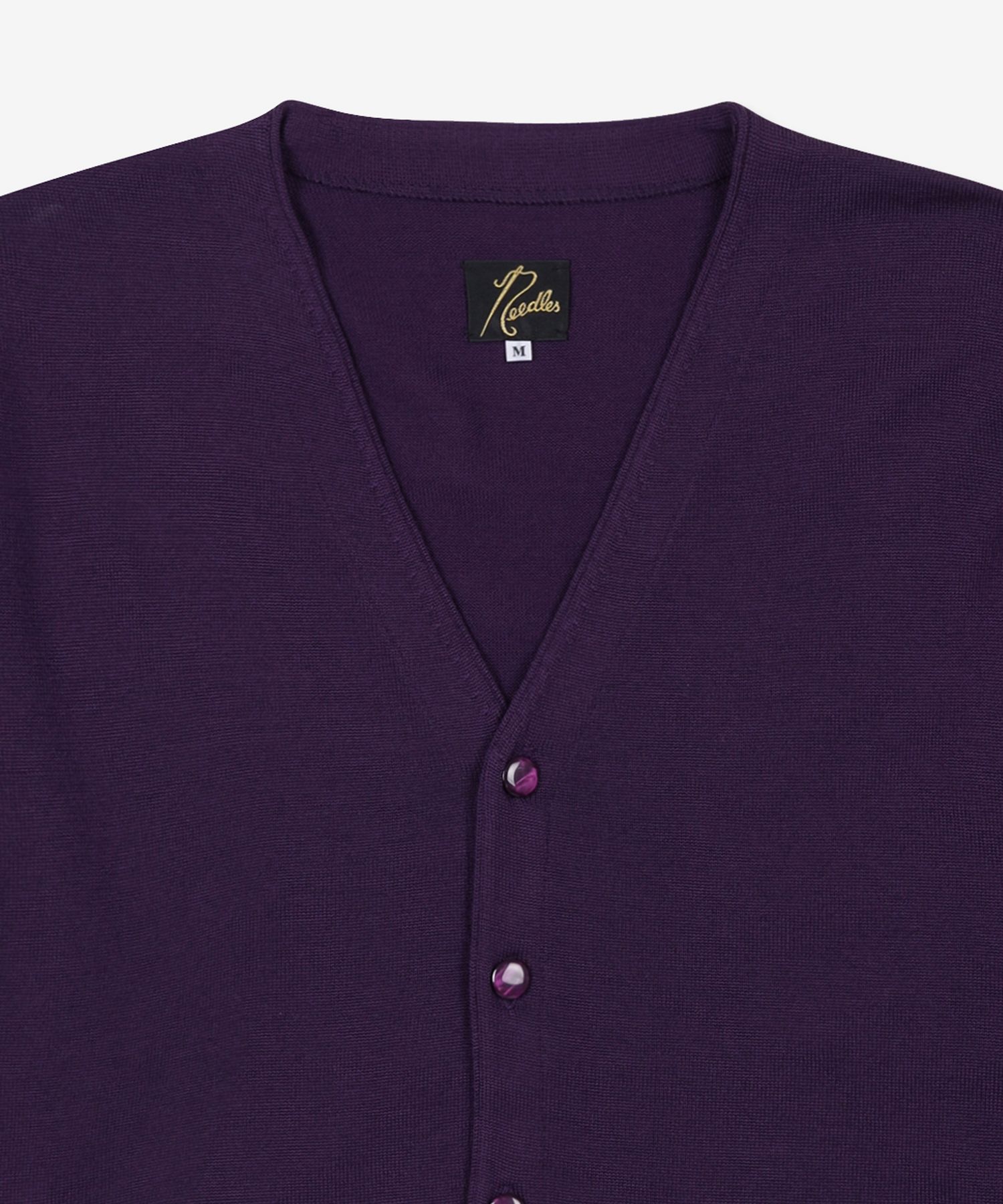 MUSINSA | NEEDLES V-neck Cardigan - Purple / LQ2777050