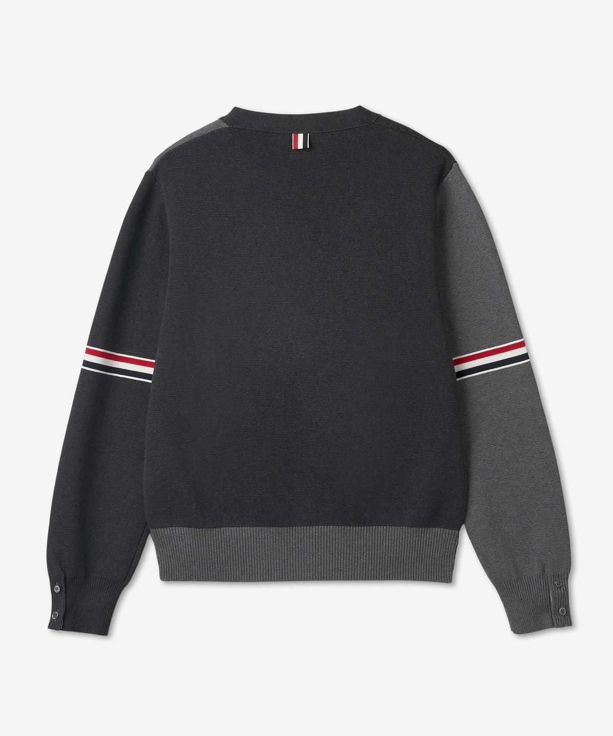 톰 브라운(THOM BROWNE) RWB 암밴드 펀믹스 가디건 - 트리컬러 / MKC310FY3007982